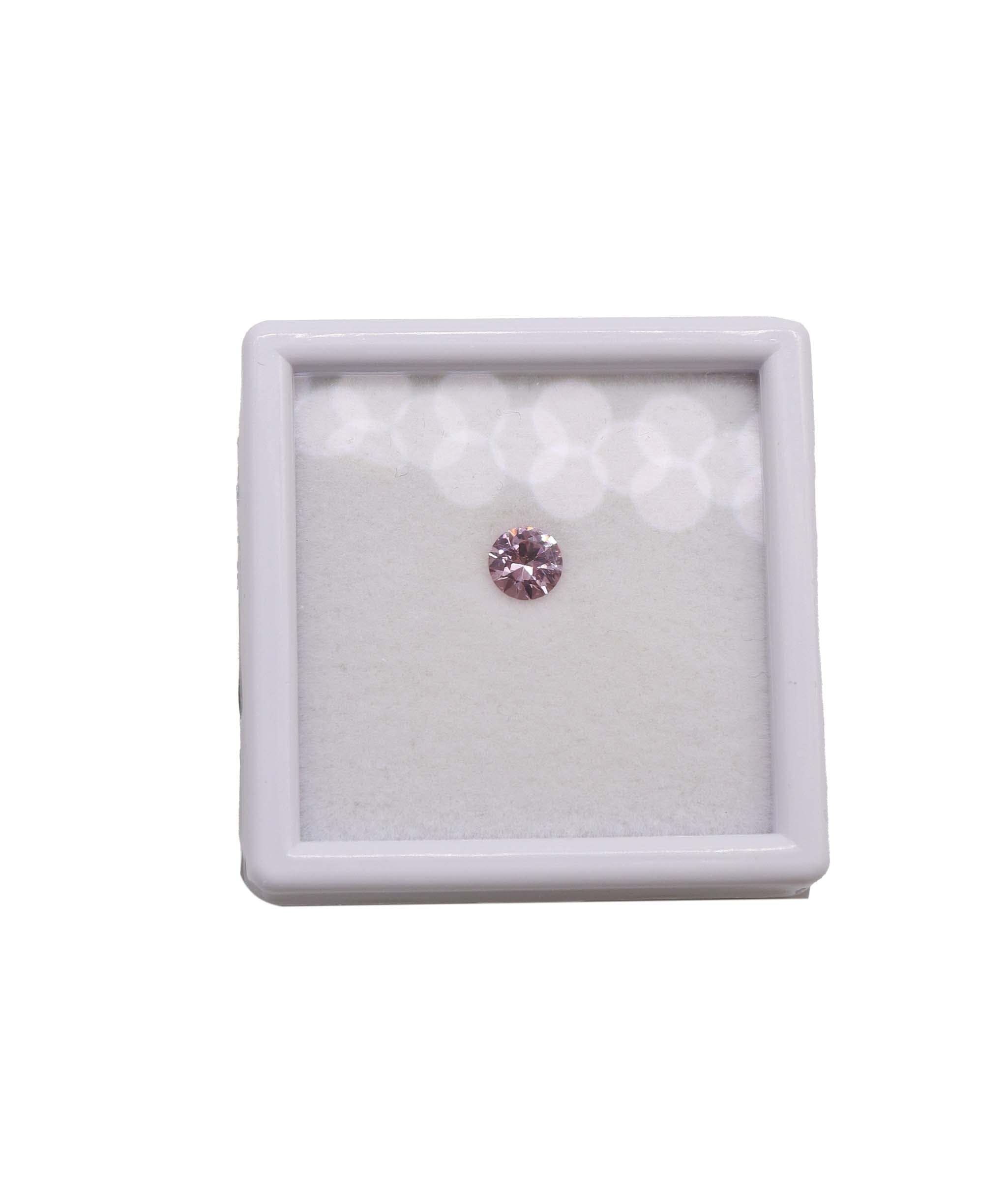 Luxury Promise 0.63ct Malaya garnet round shape 53