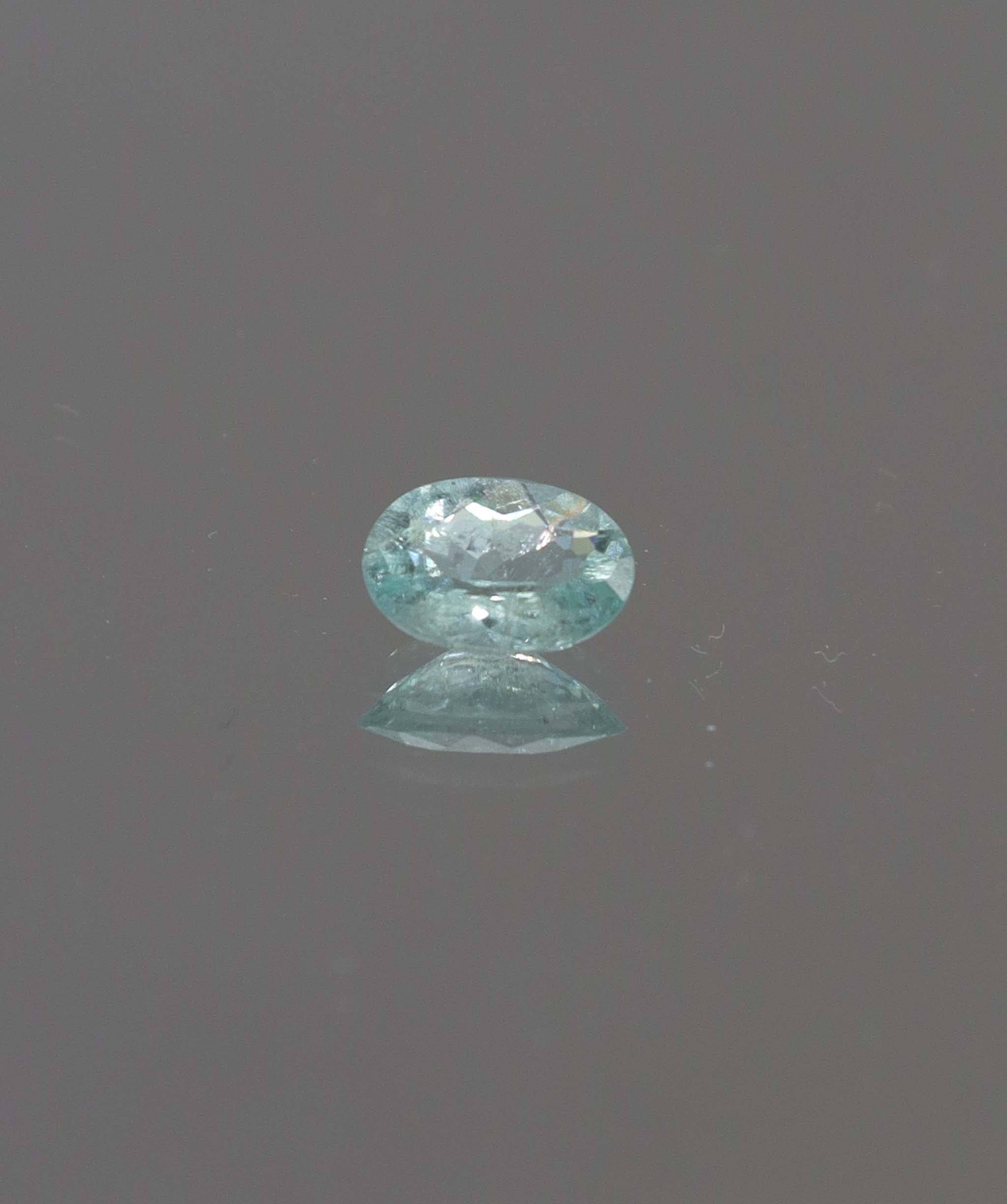 Luxury Promise 0.64ct Neon Greenish Blue Paraiba 8 DXBS5467