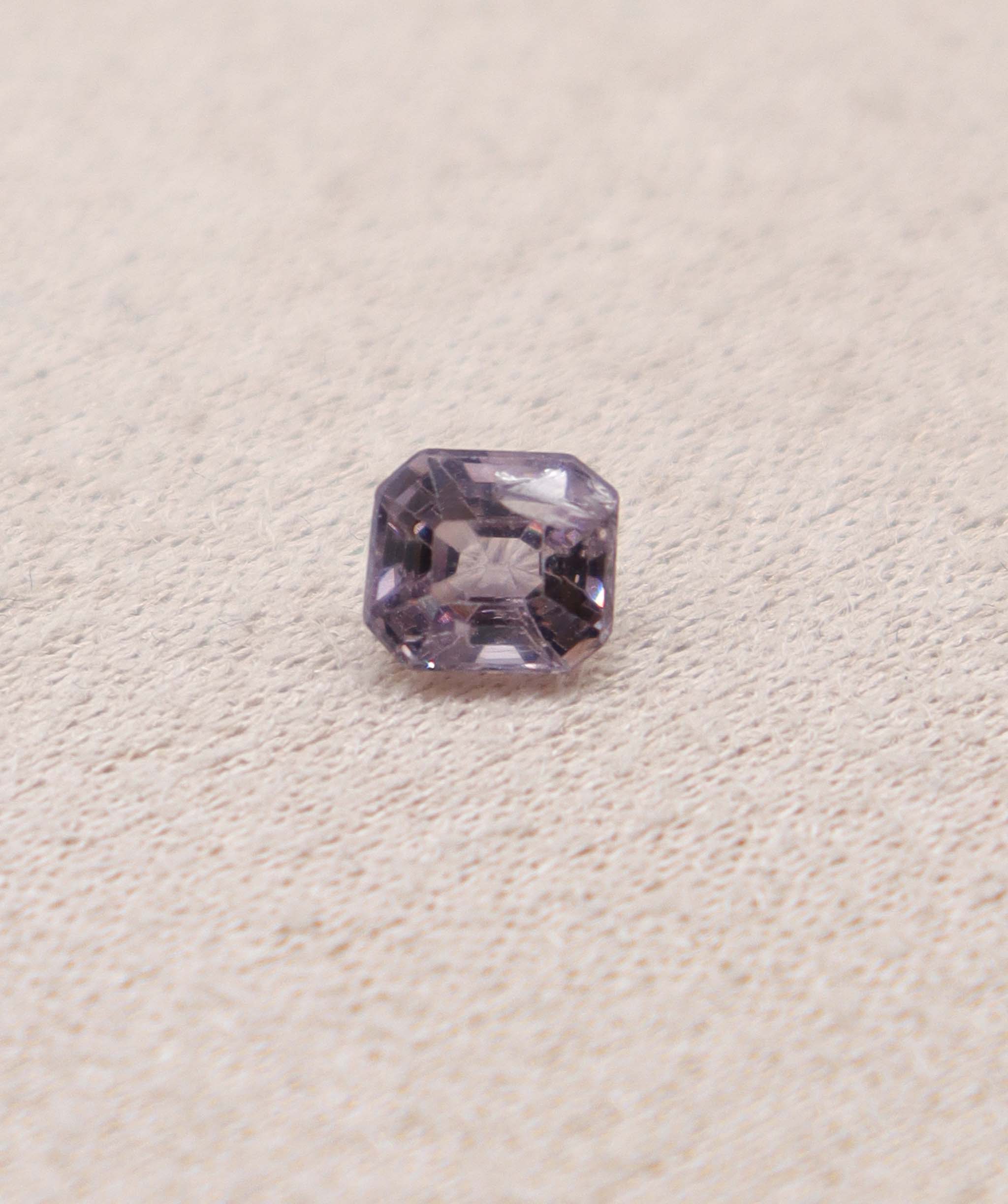 Luxury Promise 0.65ct Purple Asscher Cut Spinel DXBS4998