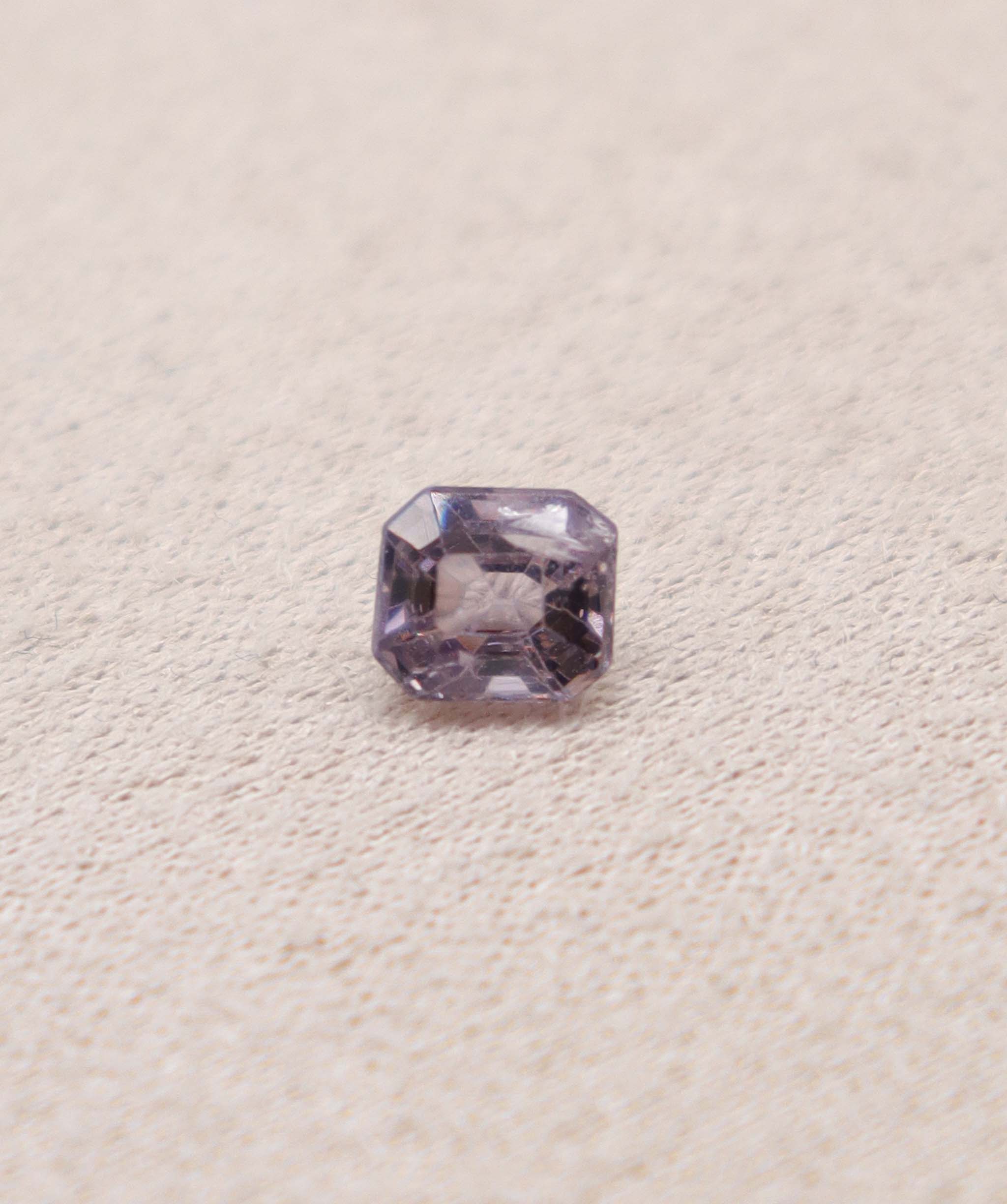 Luxury Promise 0.65ct Purple Asscher Cut Spinel DXBS4998
