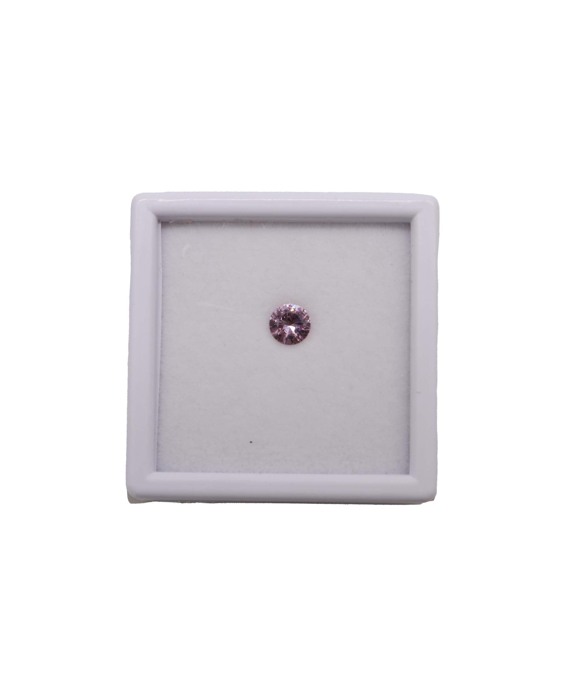 Luxury Promise 0.66ct Malaya garnet round shape 37