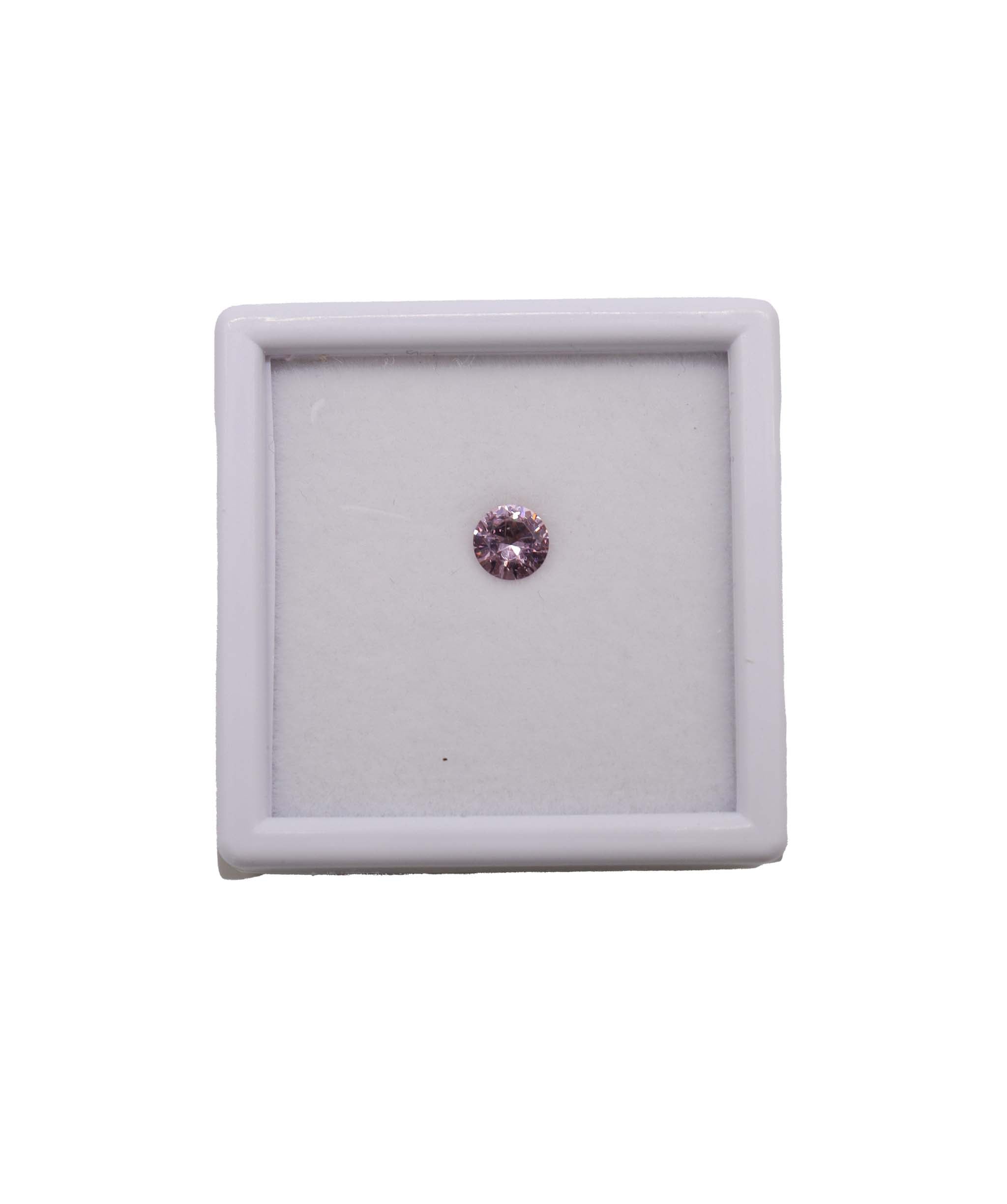 Luxury Promise 0.66ct Malaya garnet round shape 37