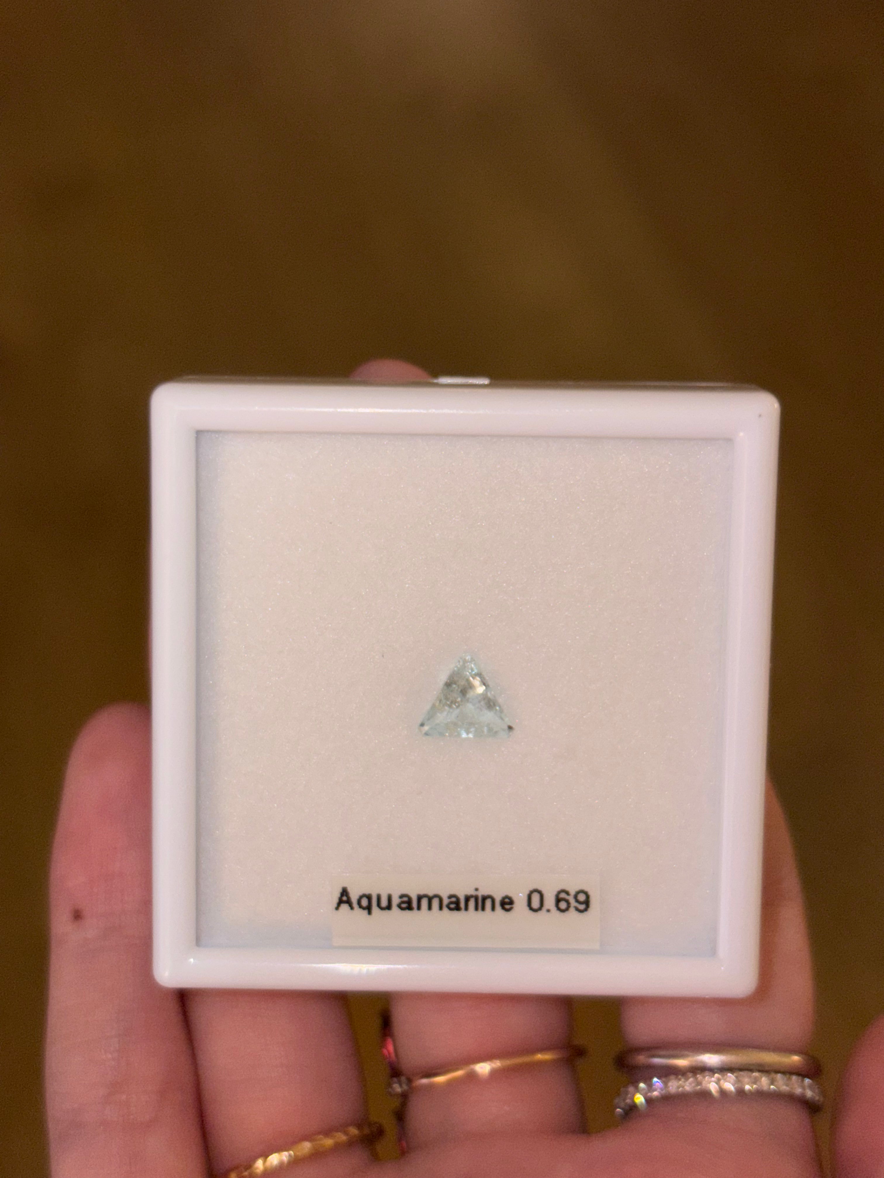 Luxury Promise 0.69ct Aquamarine DXBCD0357