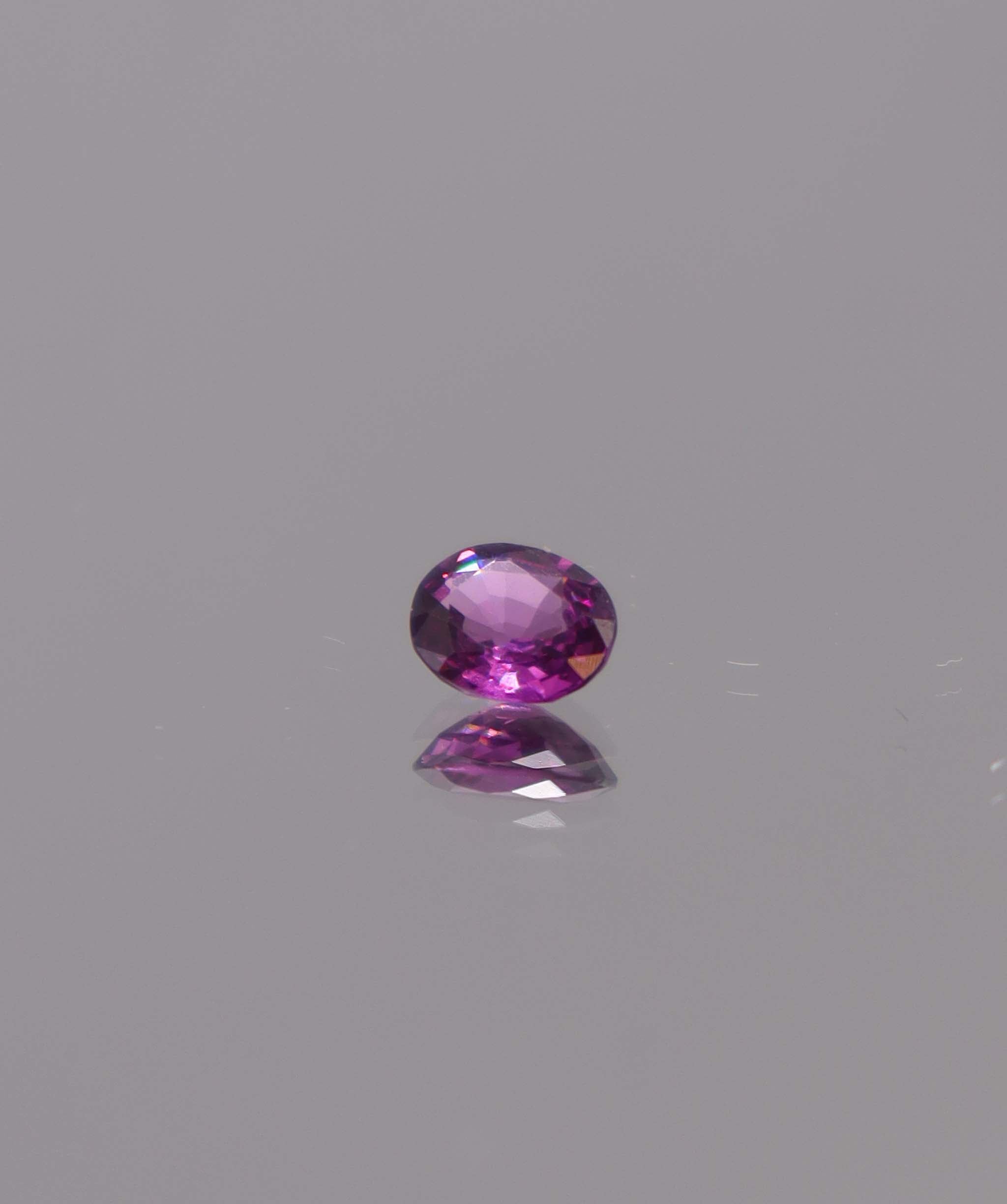 Luxury Promise 0.70ct Purple Rhodolite Garnet Oval DXBS6036