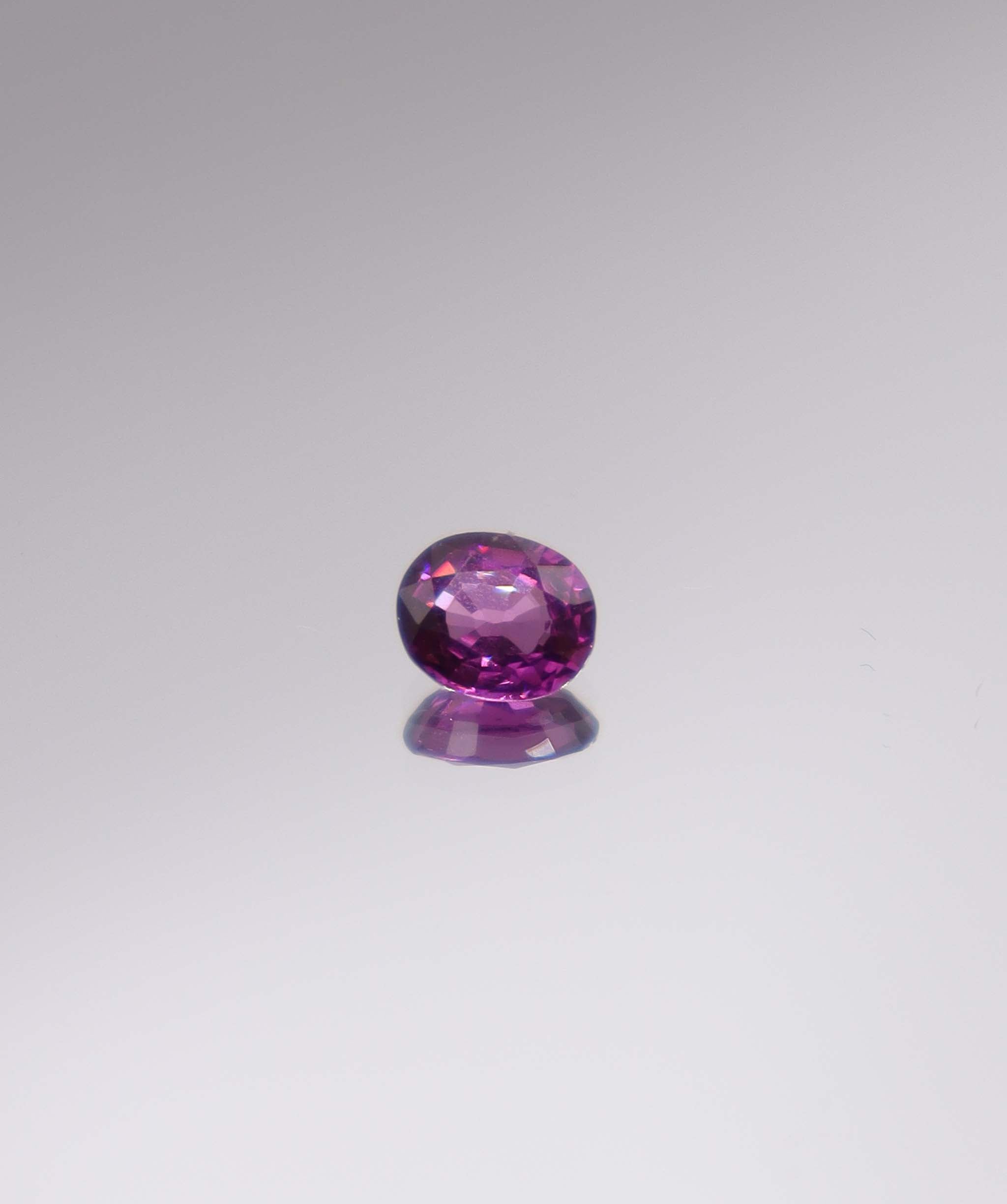 Luxury Promise 0.70ct Purple Rhodolite Garnet Oval DXBS6036