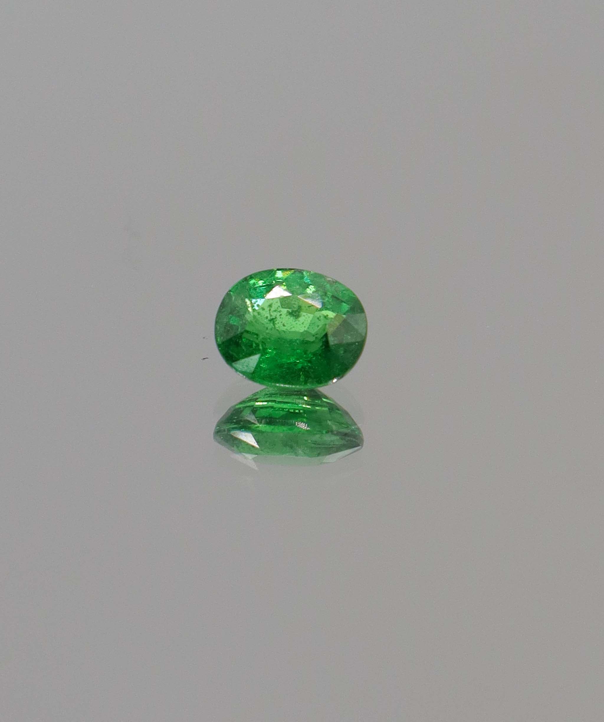 Luxury Promise 0.72ct Oval Tsavorite DXBCS1141