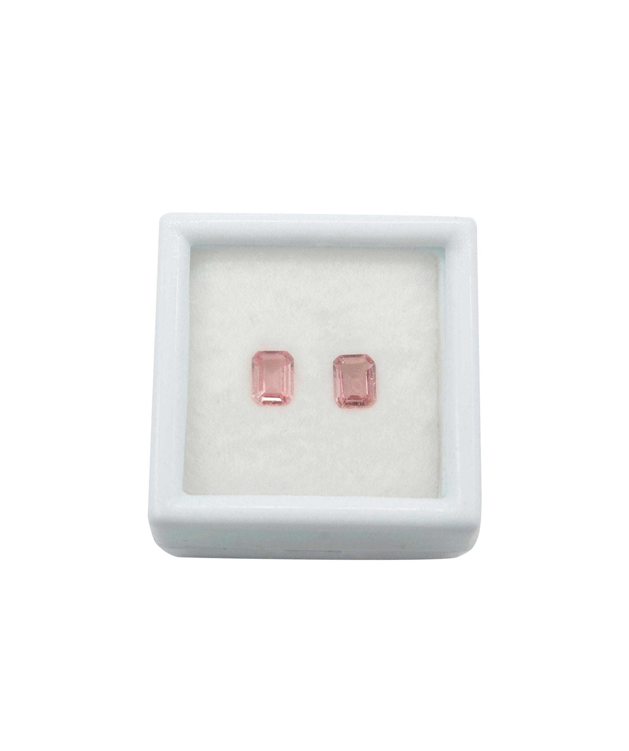 Luxury Promise 0.76CT NATURAL UNHEATED PADPARADSCHA (PAIR) MS 8877-9