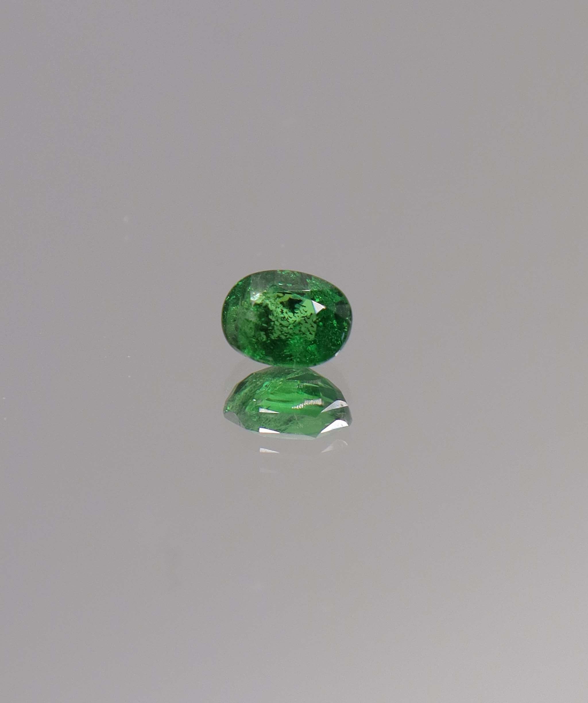 Luxury Promise 0.76ct Oval Tsavorite DXBCS1150