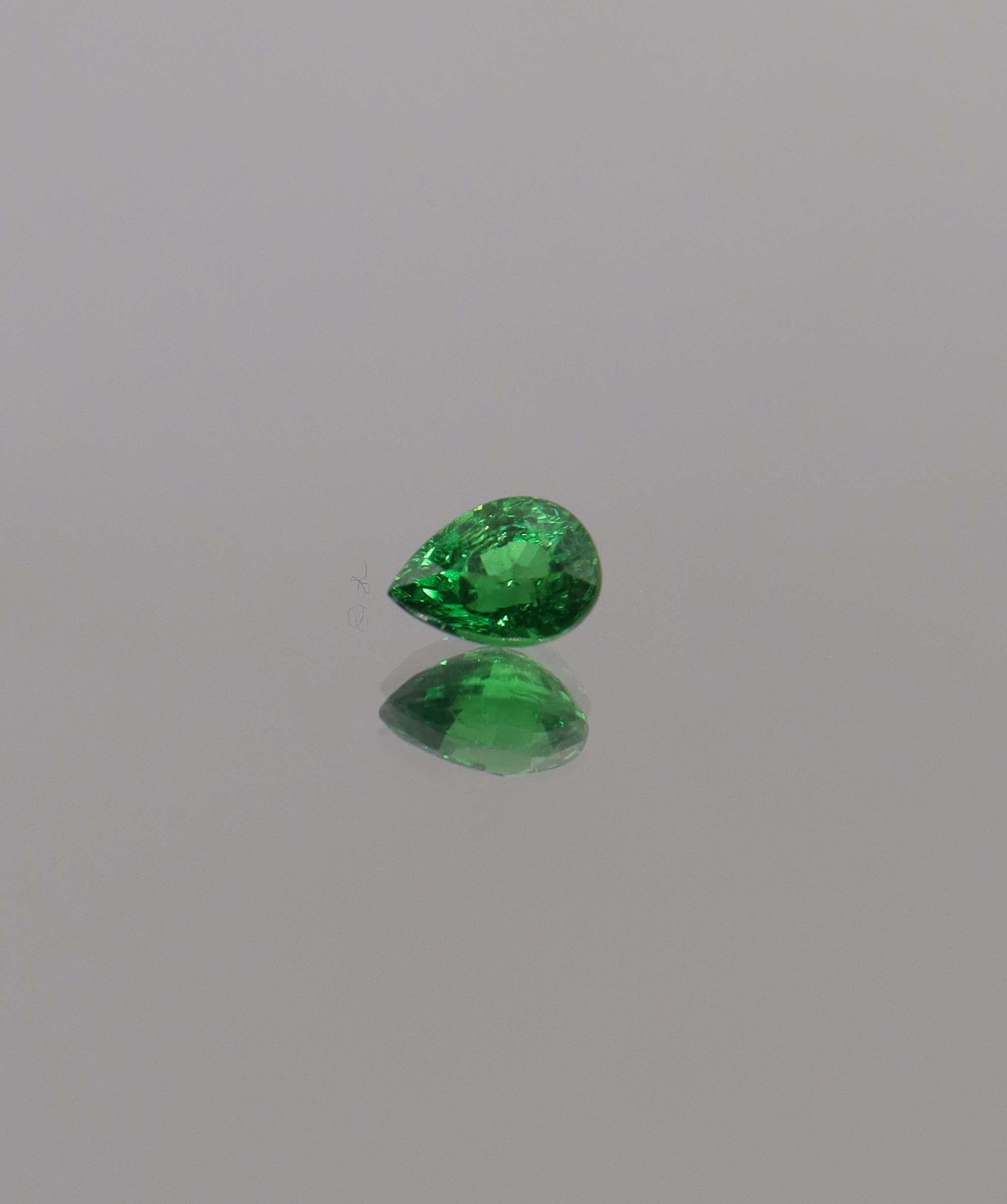 Luxury Promise 0.76ct Pear Tsavorite DXBCS1160