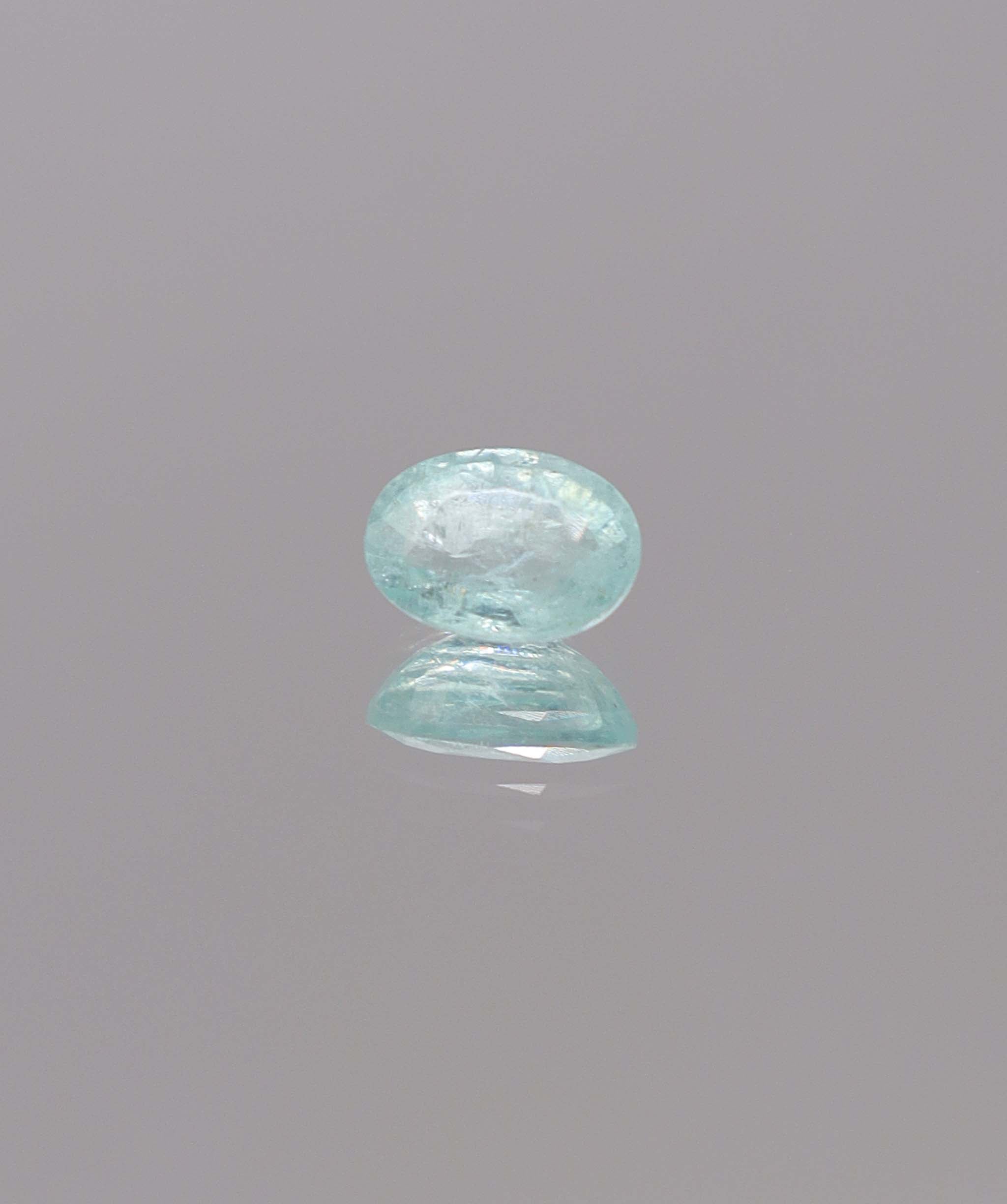 Luxury Promise 0.85ct Neon Greenish Blue Paraiba 17 DXBS5476