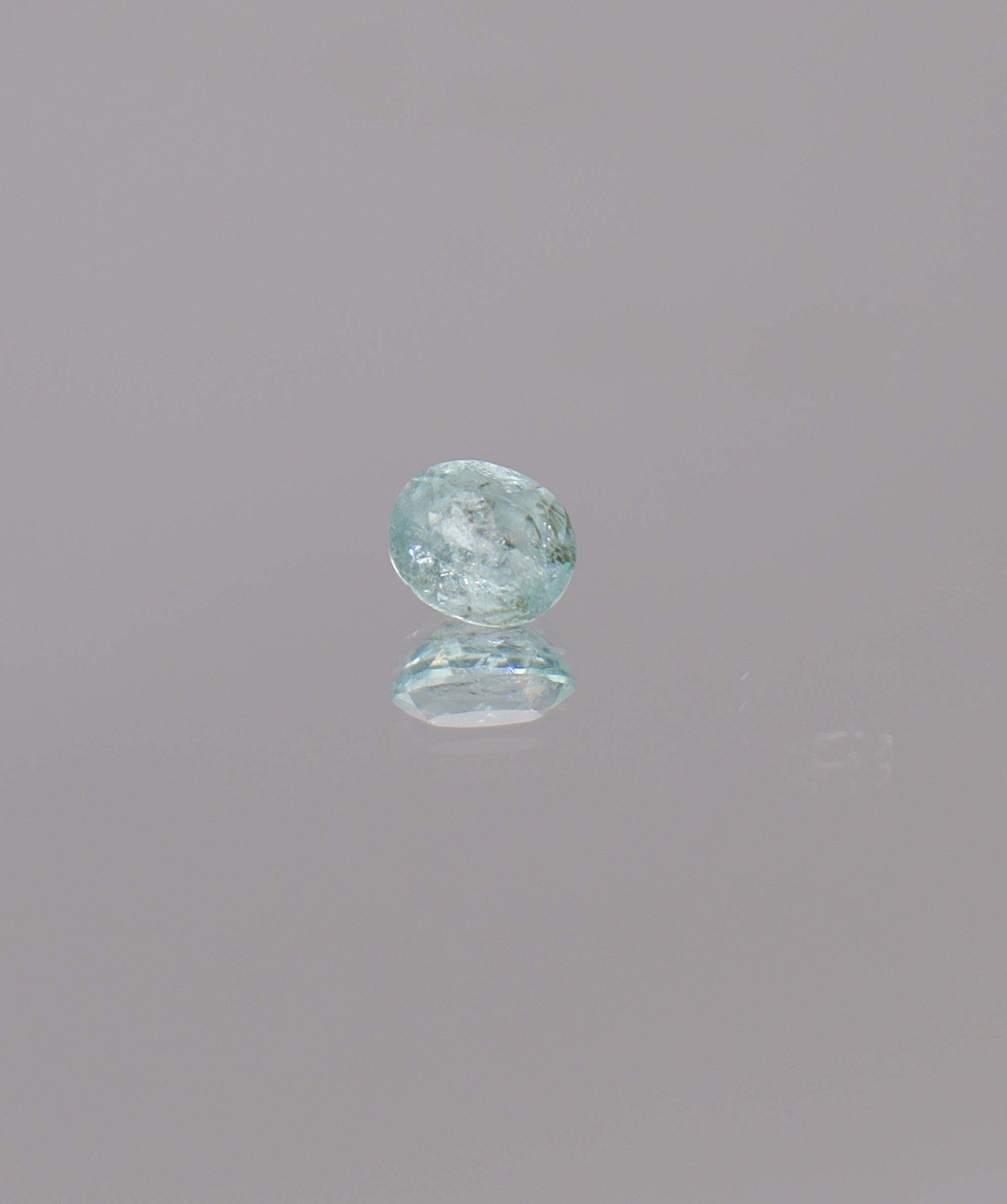 Luxury Promise 0.85ct Neon Greenish Blue Paraiba 20 DXBS5479