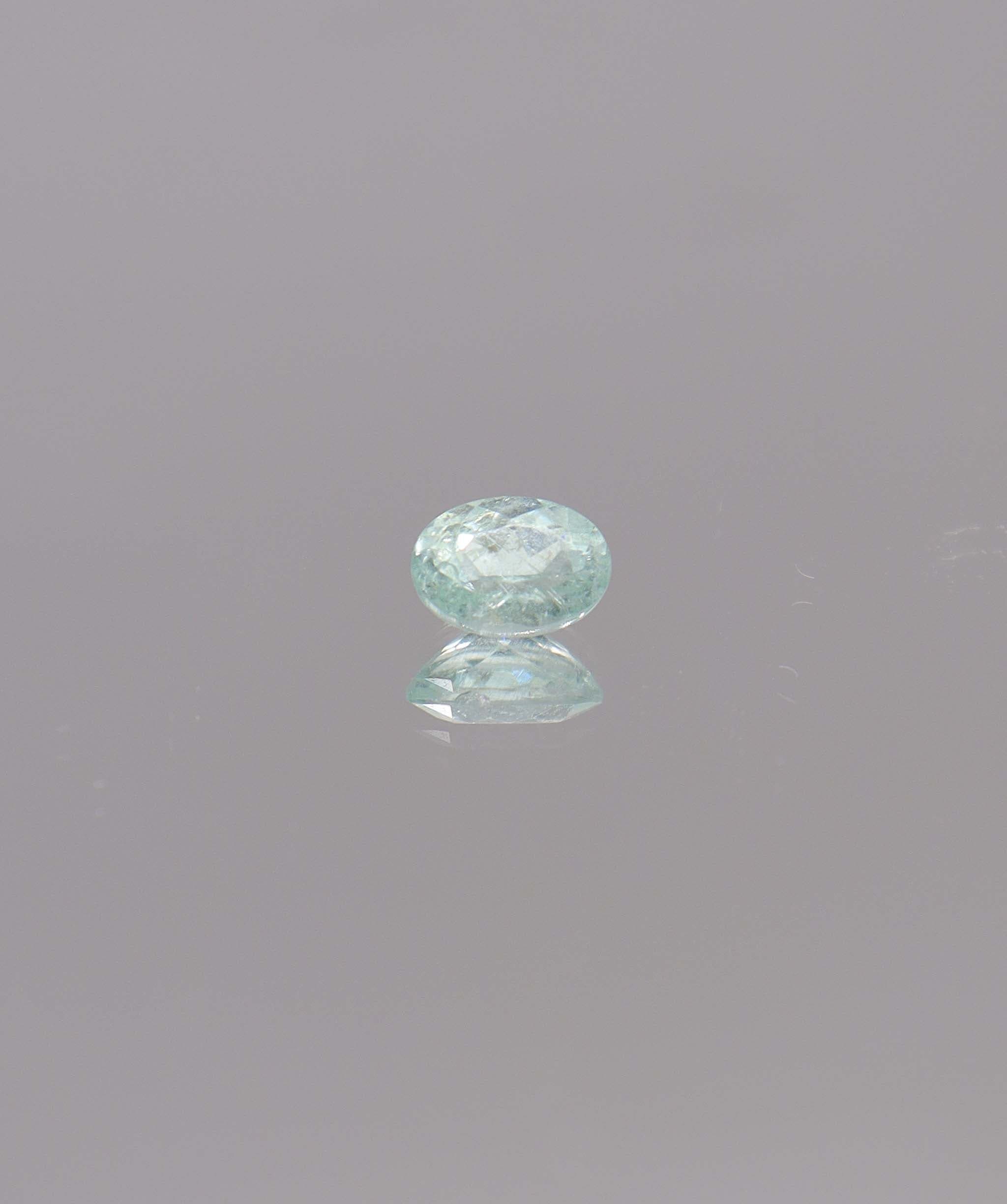 Luxury Promise 0.90ct Neon Greenish Blue Paraiba 19 DXBS5478