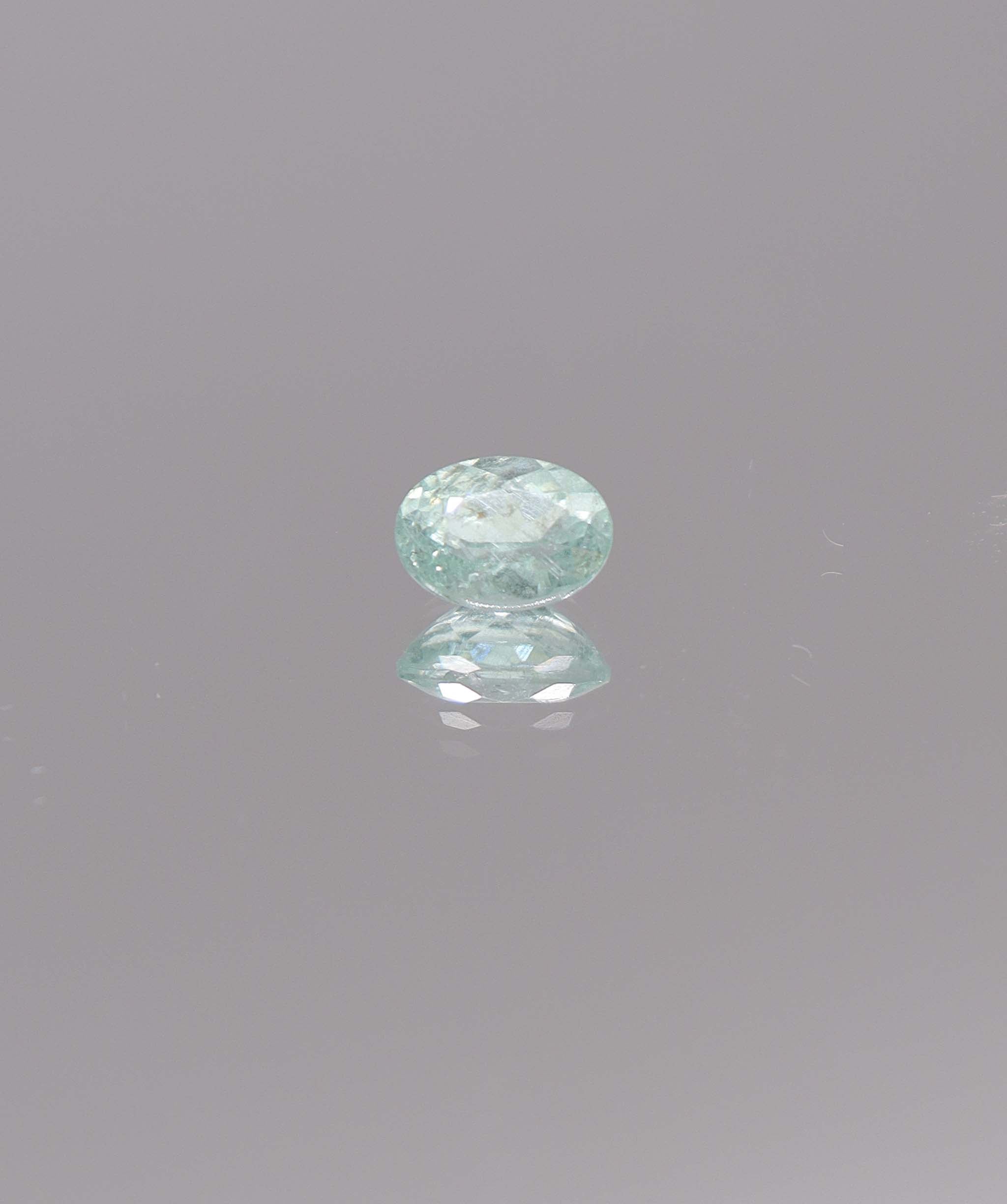 Luxury Promise 0.90ct Neon Greenish Blue Paraiba 19 DXBS5478