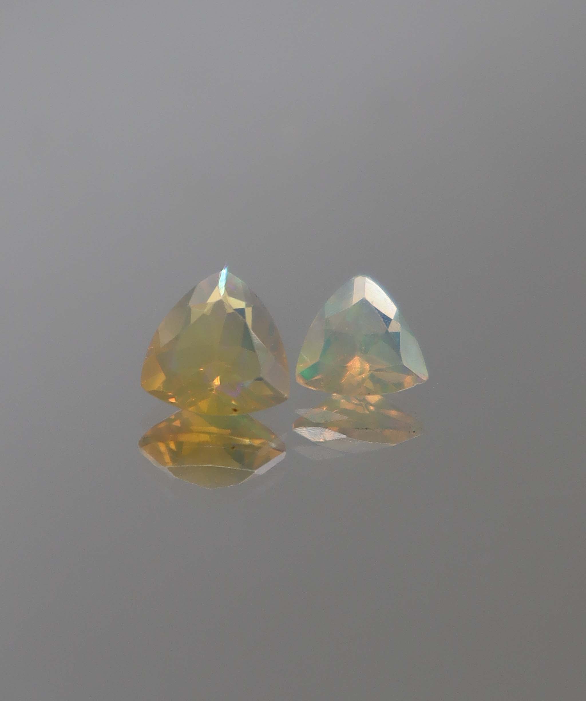 Luxury Promise 0.93ct Opal Trillion pair DXBCS2292