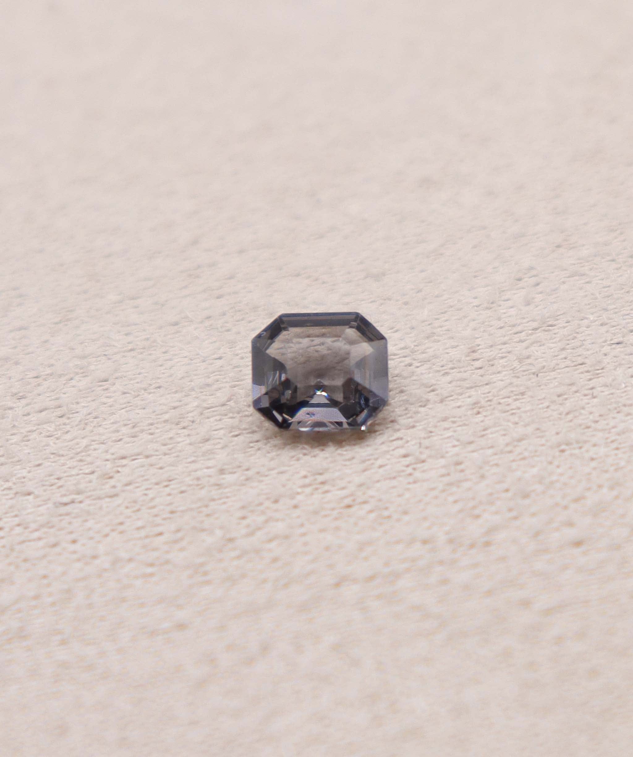 Luxury Promise 0.95ct Grey Emerald Cut Spinel DXBS4914