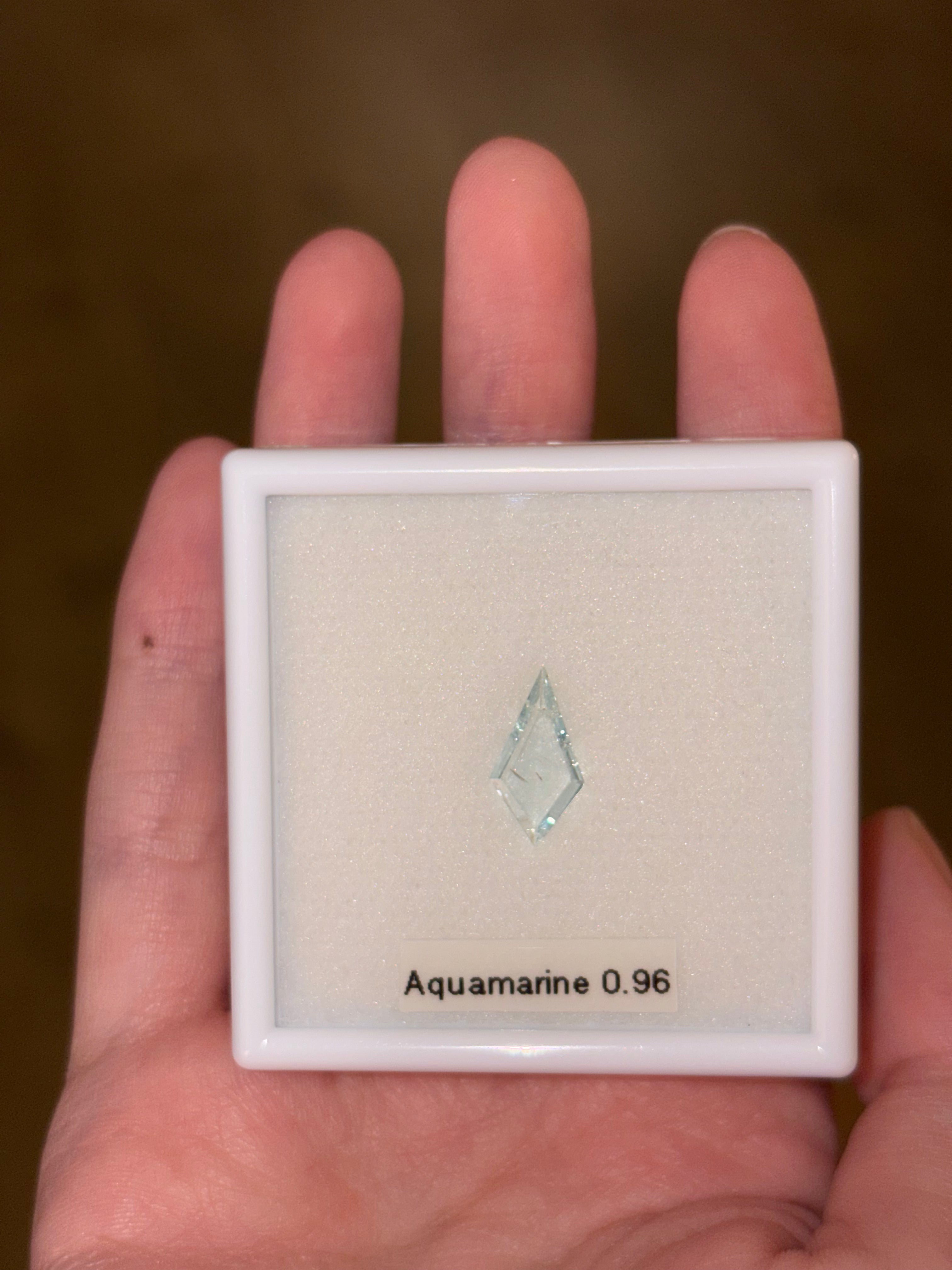 Luxury Promise 0.96ct Aquamarine DXBCD0361