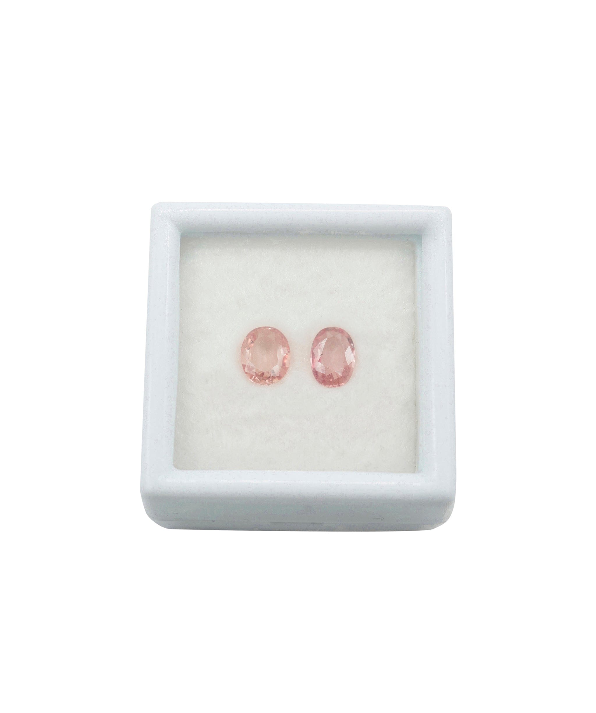 Luxury Promise 1.01CT NATURALLY HEAT PADPARADSCHA (PAIR) MS 8877-19