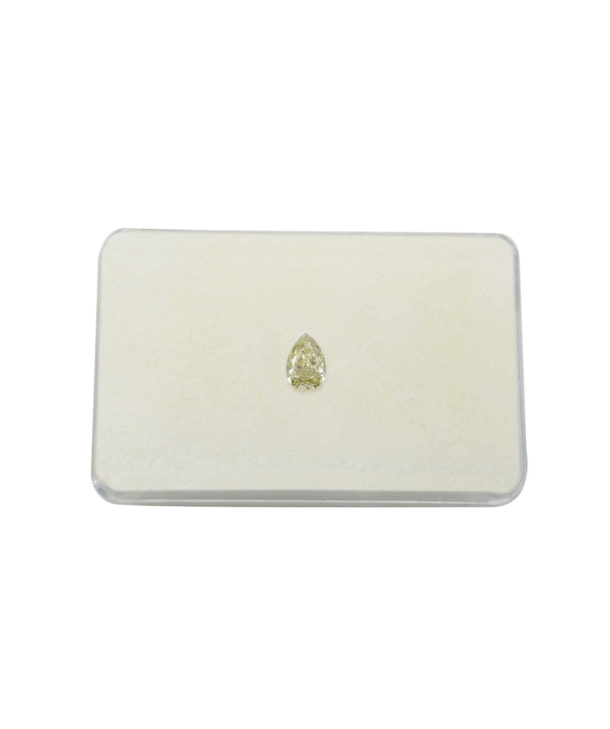 Luxury Promise 1.04CT APPLE GREEN PEAR DIAMOND DBXN0345