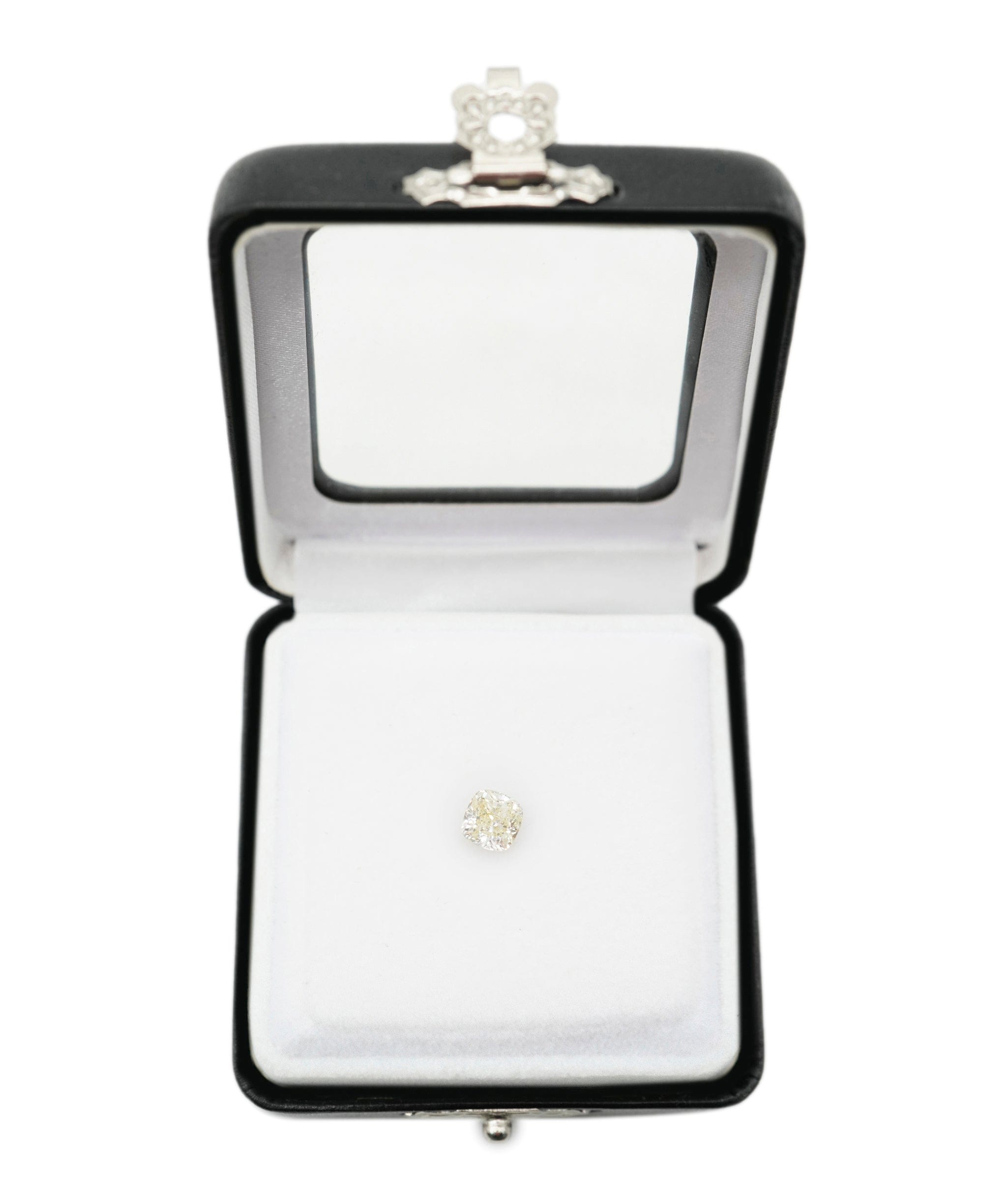 Luxury Promise 1.07CT FANCY SPRING YELLOW CUSSION DBXN0223