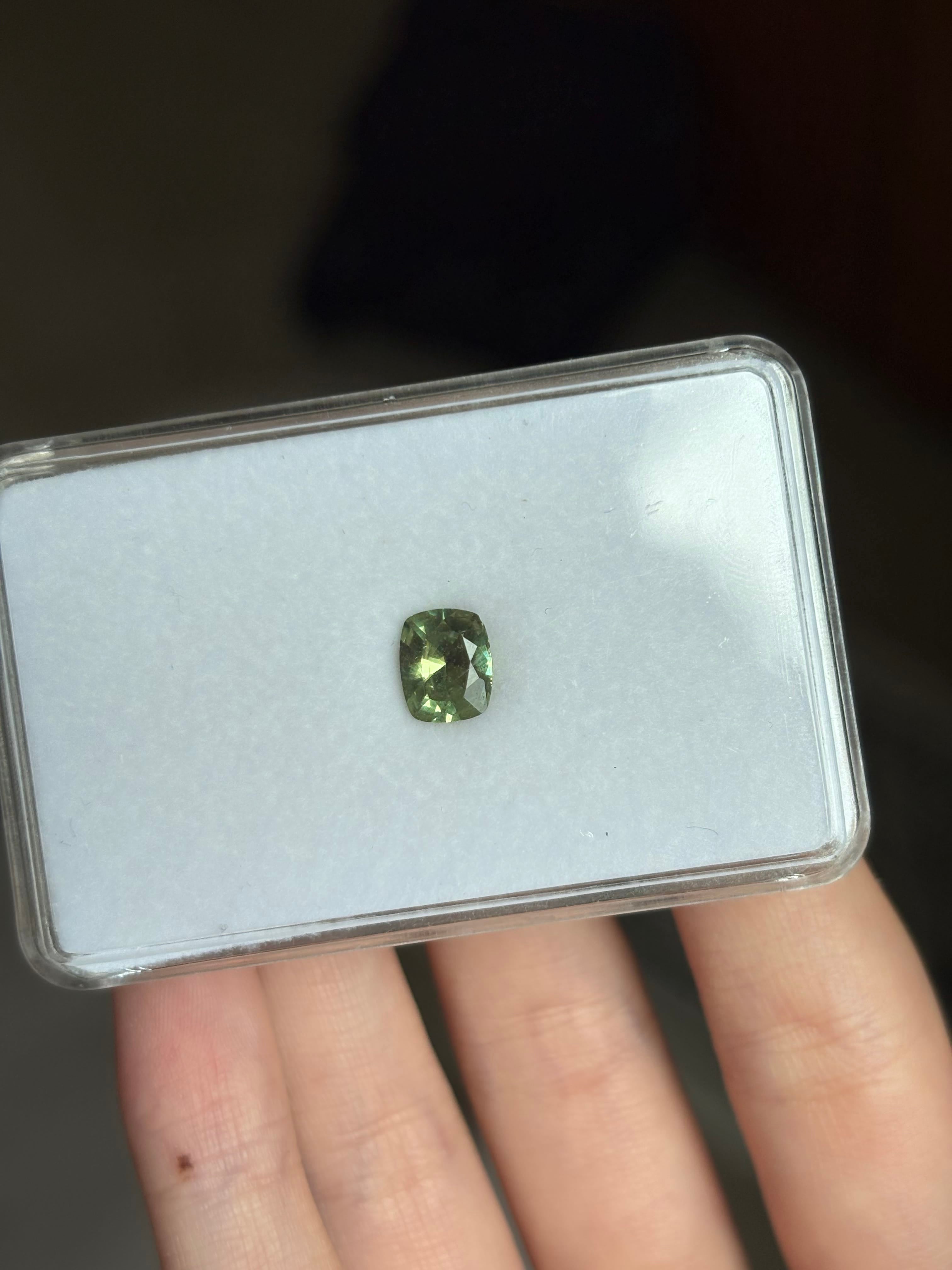 Luxury Promise 1.17ct Demantoid Cushion DXBCS4641