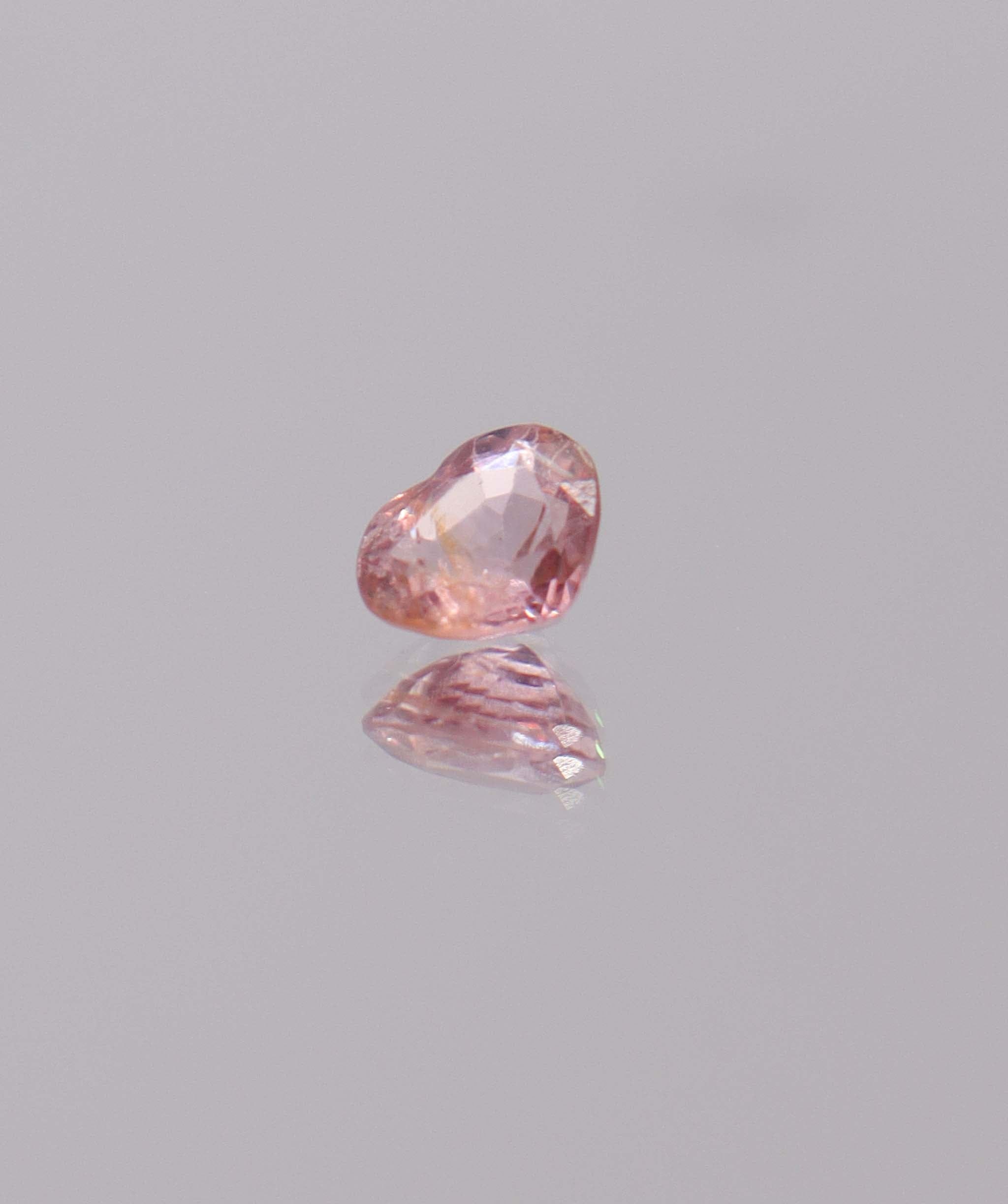Luxury Promise 1.17ct pink heart spinel DXBCD1113