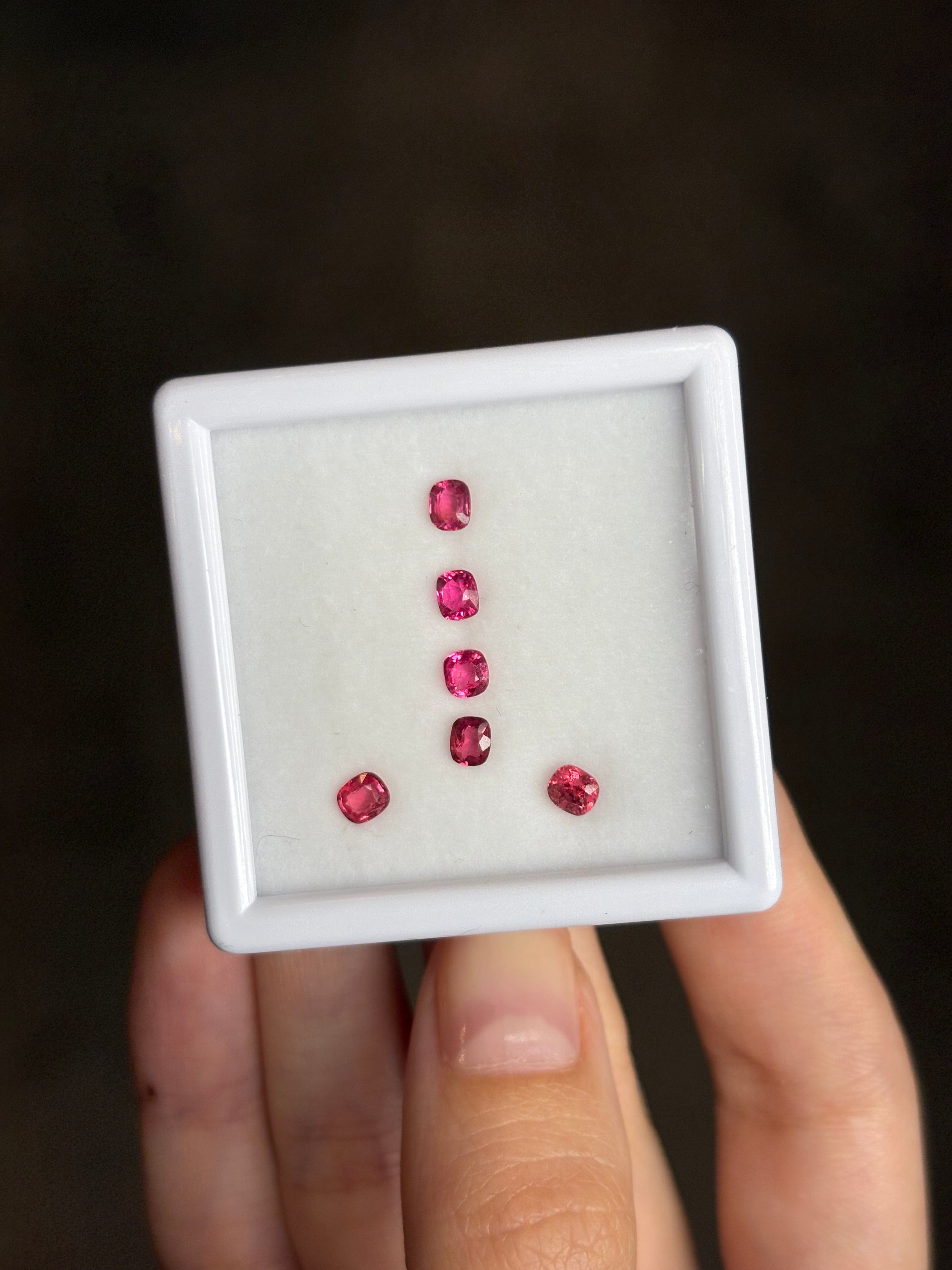 Luxury Promise 1.18ct Jedi Spinel Burma Set 6pcs DXBCS2635