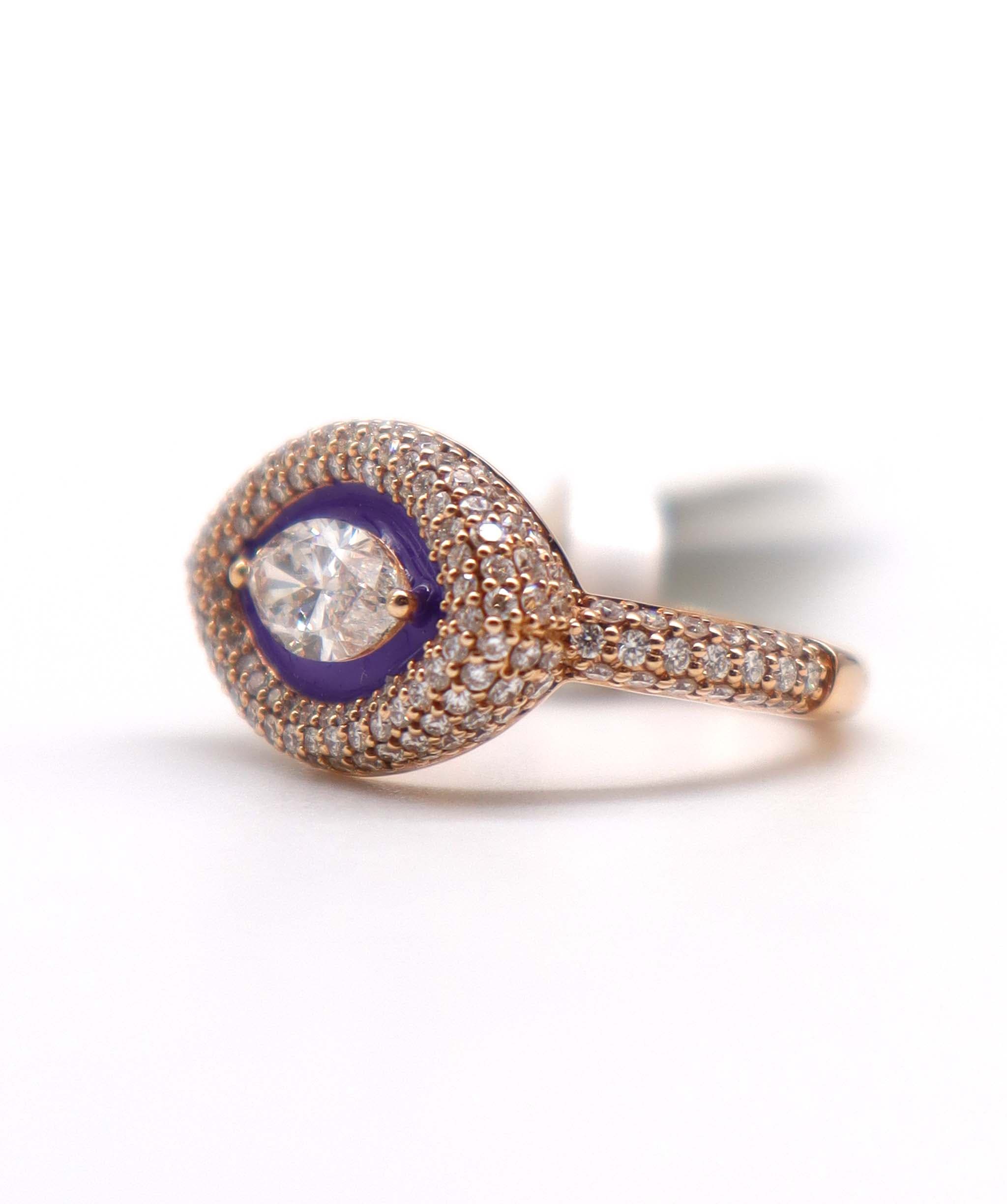 Luxury Promise 1.19ct diamond RING Size: EU-47 R-T57K-A