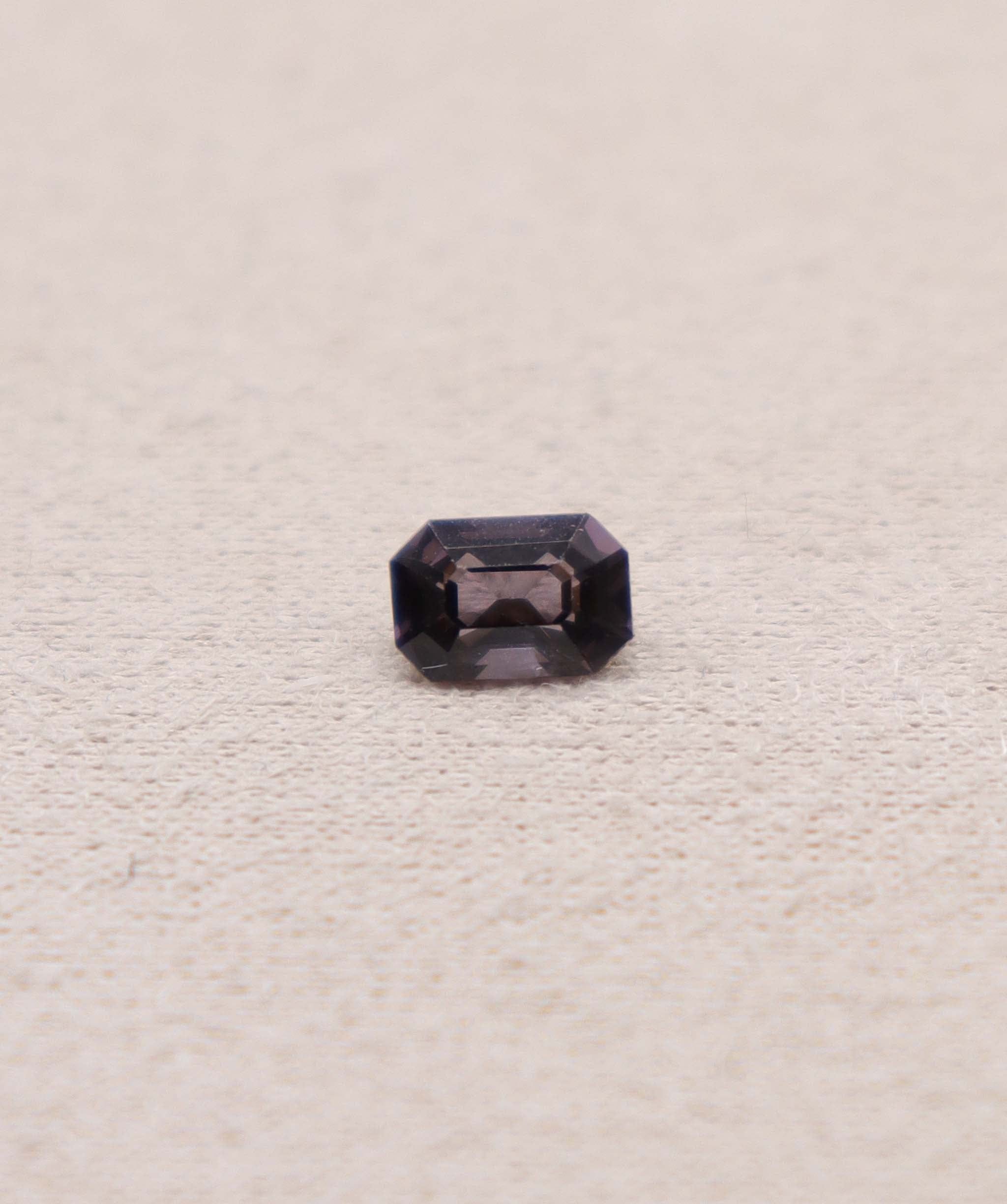 Luxury Promise 1.1ct Grey Emerald Cut Spinel DXBS4908