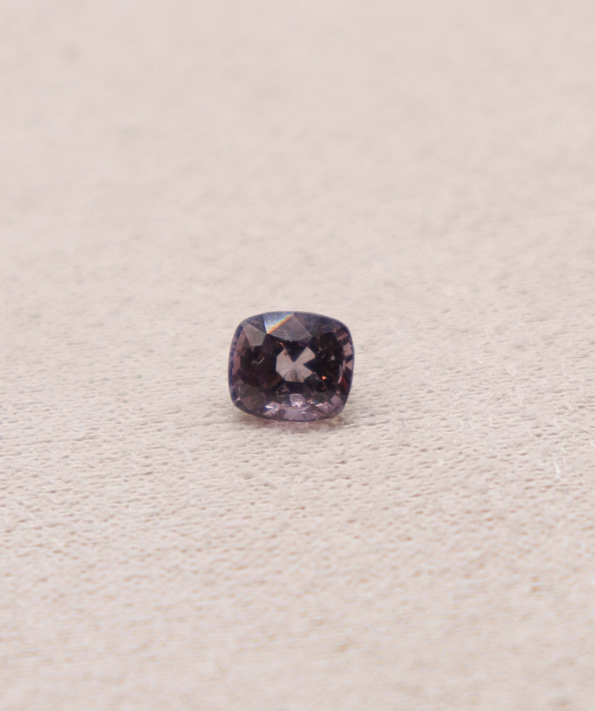 Luxury Promise 1.1ct Purple/Grey Cushion Spinel DXBS4964