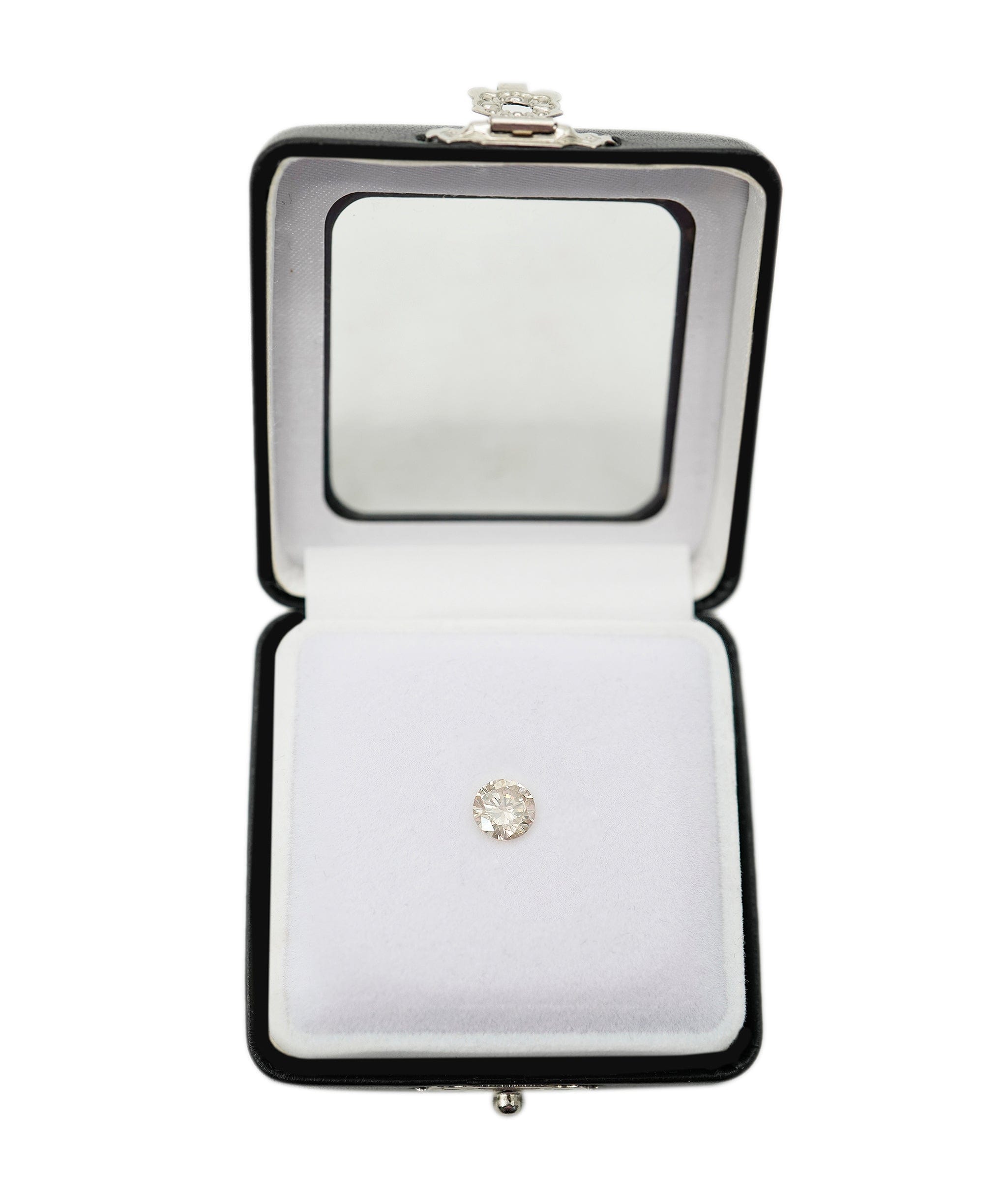 Luxury Promise 1.25 ct CHAMPAGNE ROUND SHAPE DIAMOND ANC-S33-60