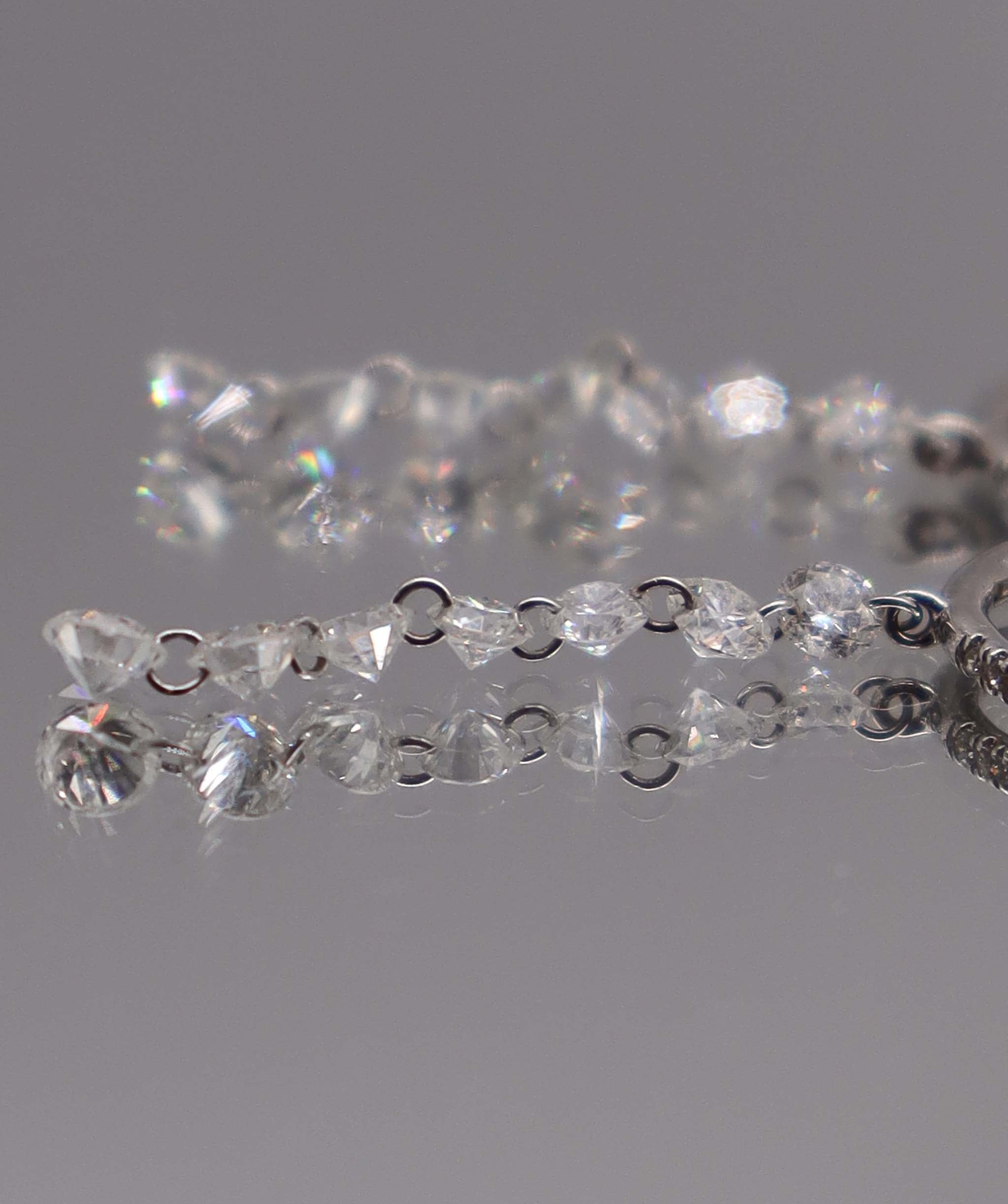 Luxury Promise 1.26ct Rose Cut Diamond Earrings White Gold E7023