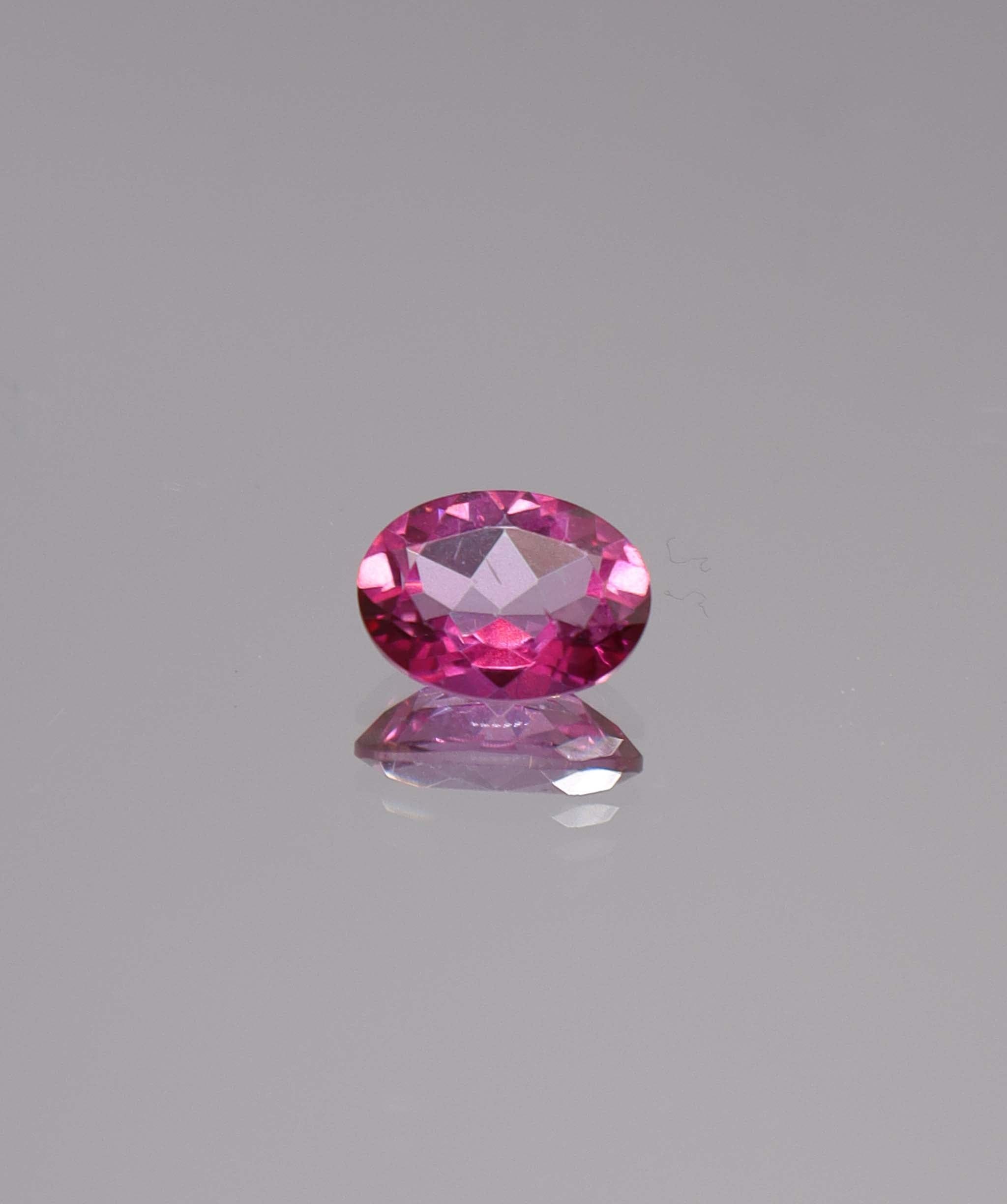 Luxury Promise 1.28ct Oval Cut Pink Topaz DXBS6160