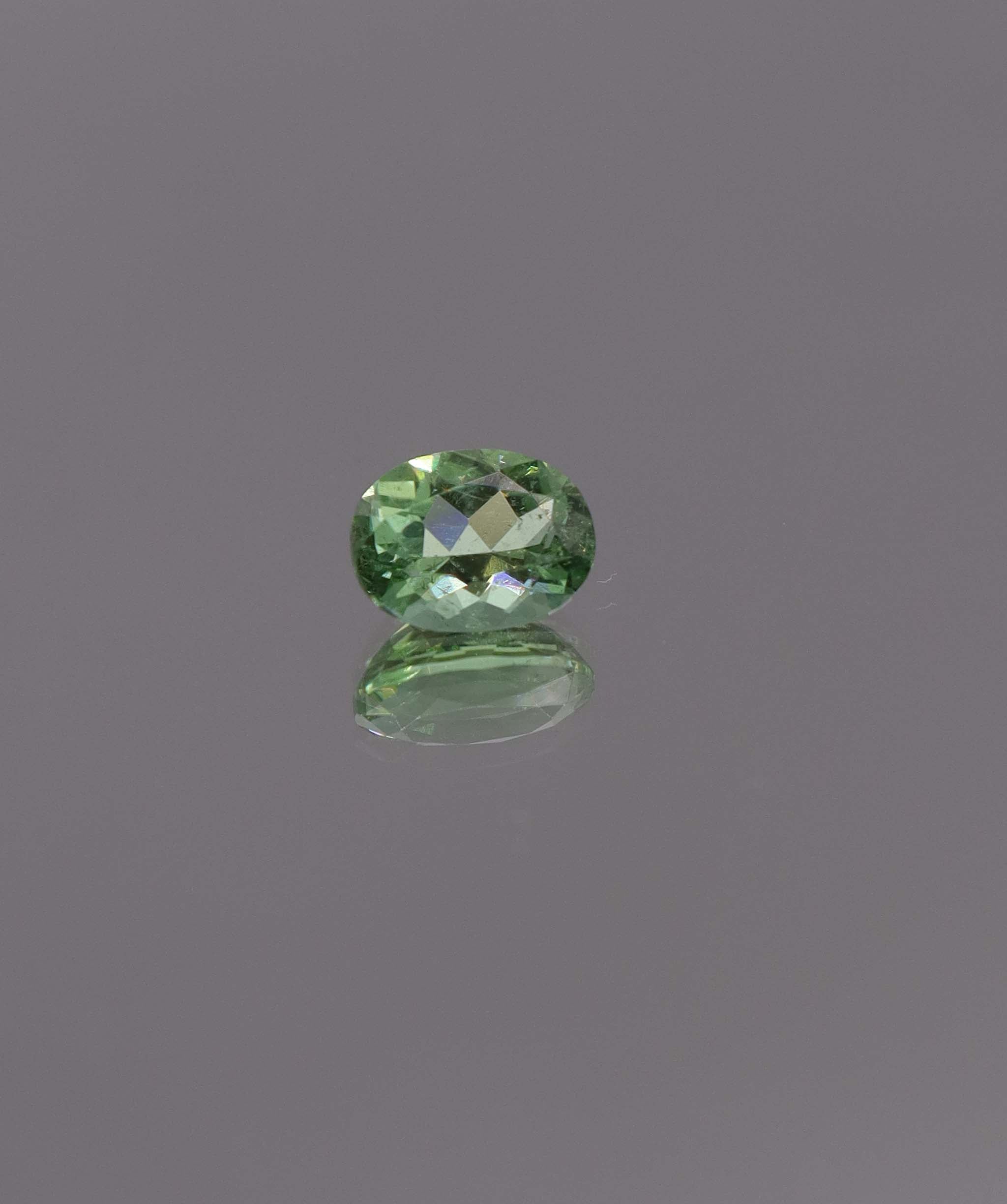 Luxury Promise 1.29ct Neon Green Paraiba Oval (Eye Clean) DXBCS1312