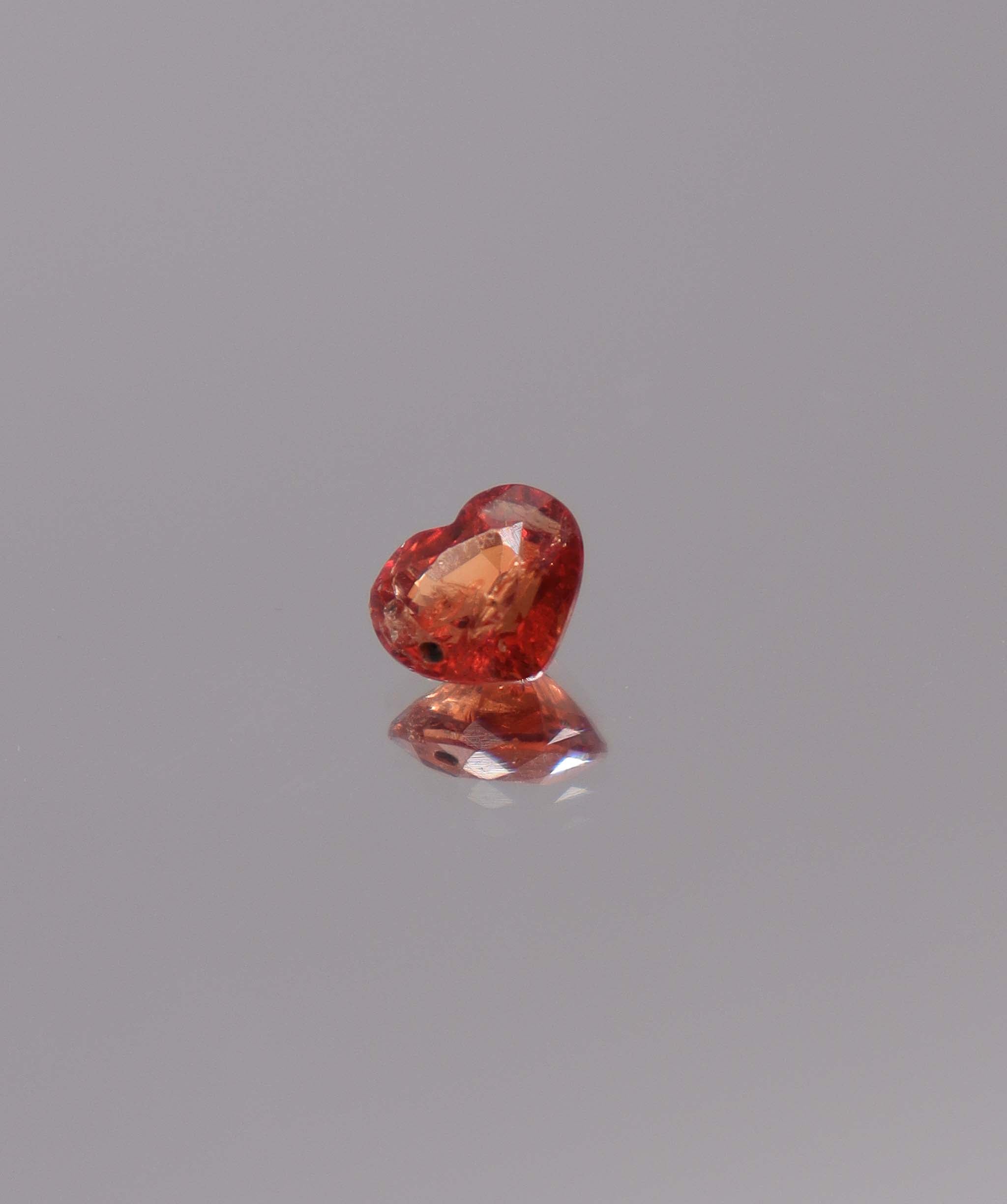 Luxury Promise 1.29ct pink heart spinel DXBCD1100