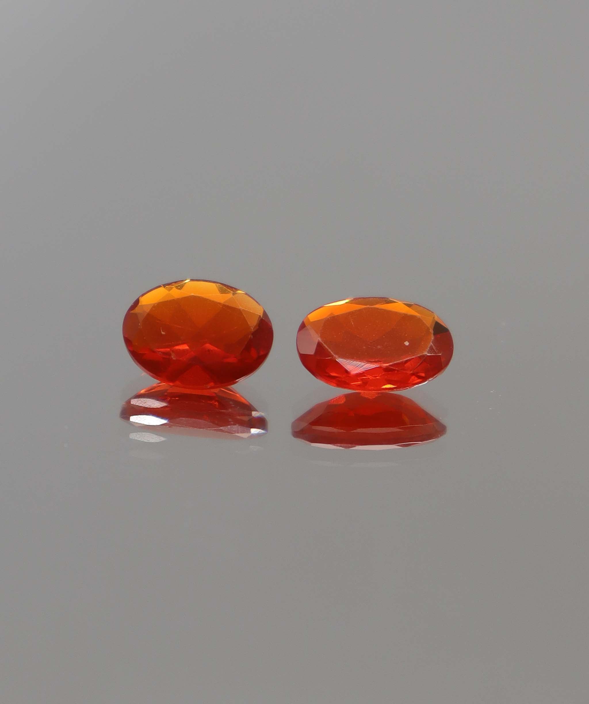 Luxury Promise 1.31ct Fire Opal Oval pair DXBCS2317