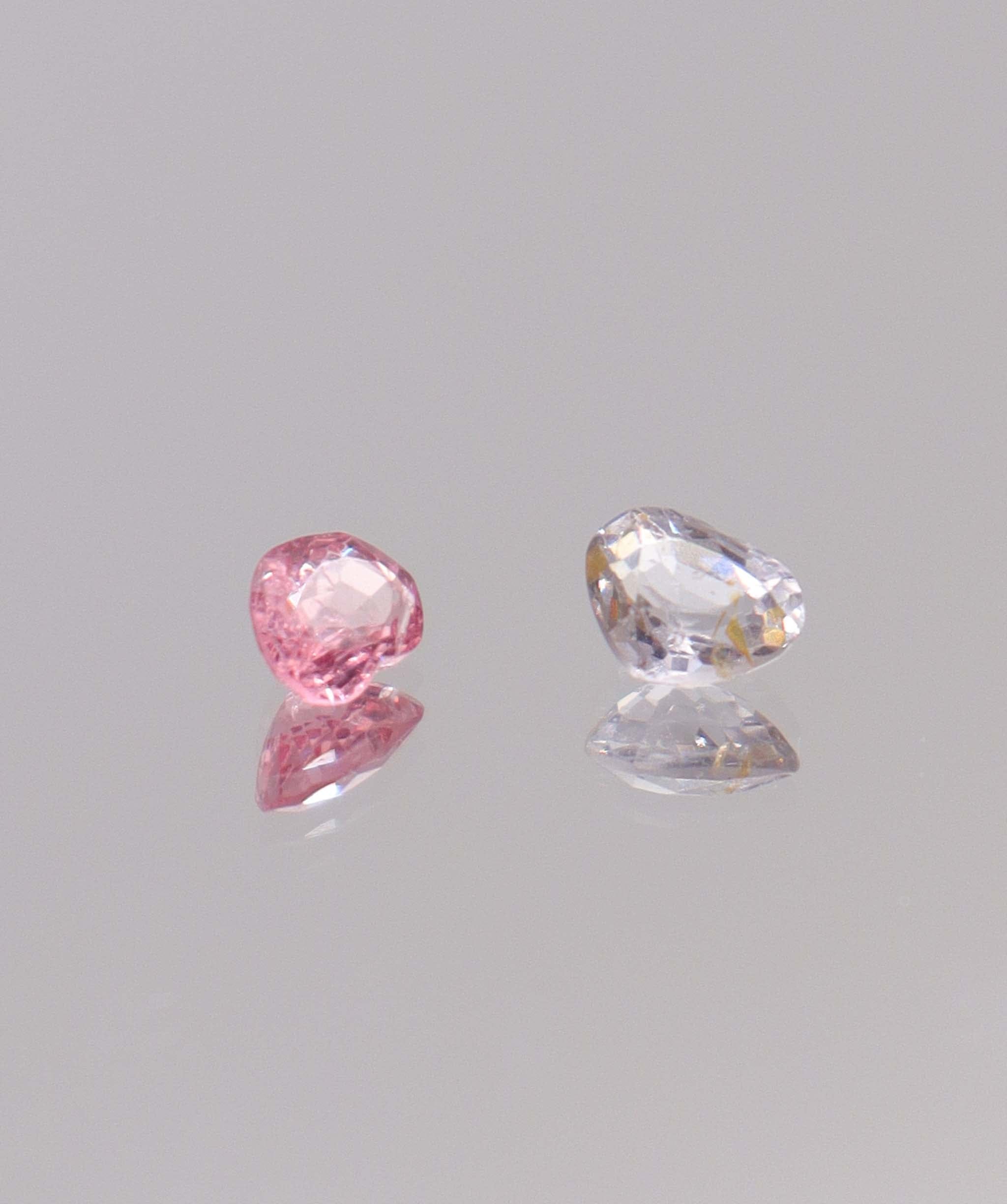 Luxury Promise 1.33ct pink-purple heart spinel DXBCD1108