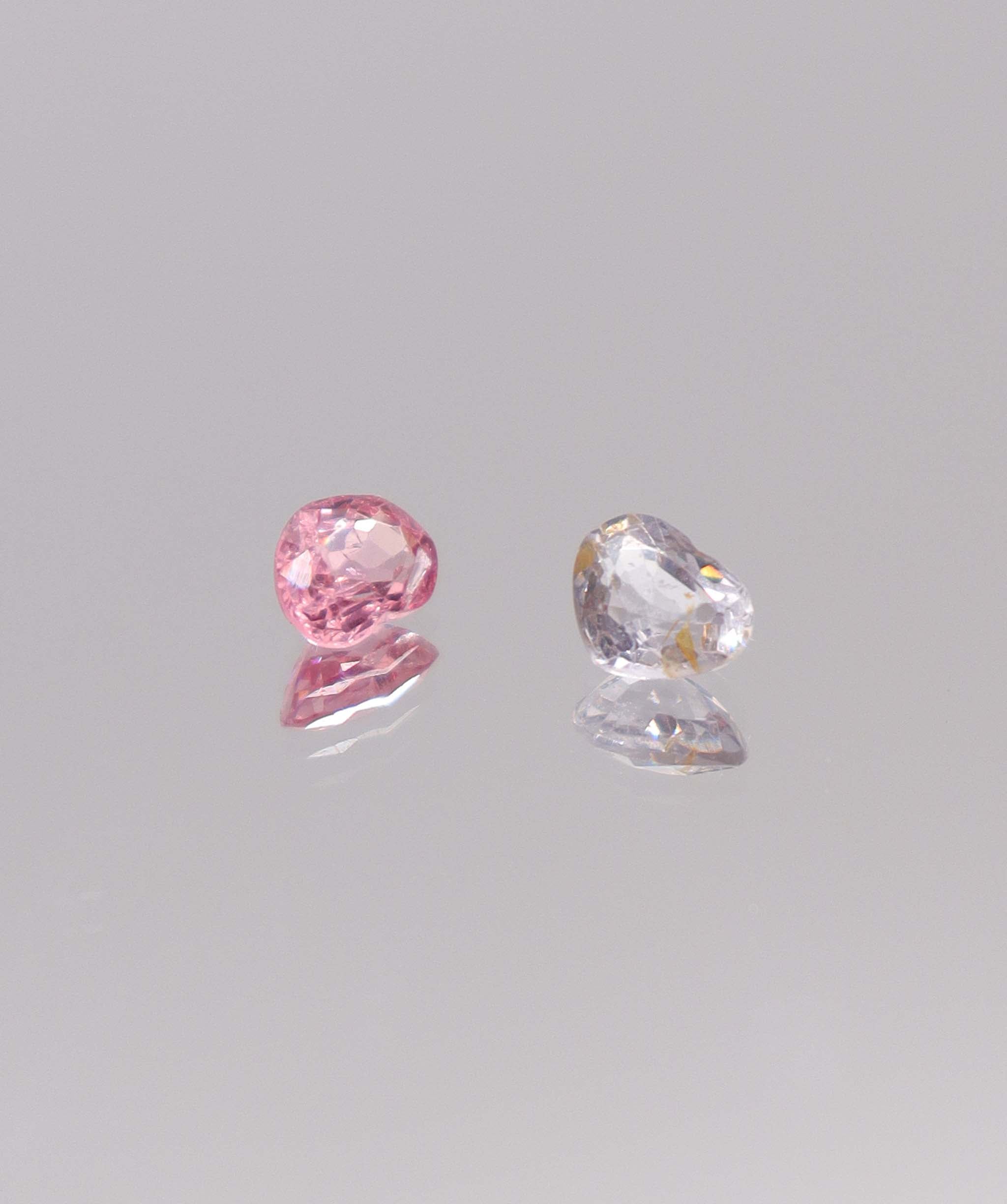 Luxury Promise 1.33ct pink-purple heart spinel DXBCD1108