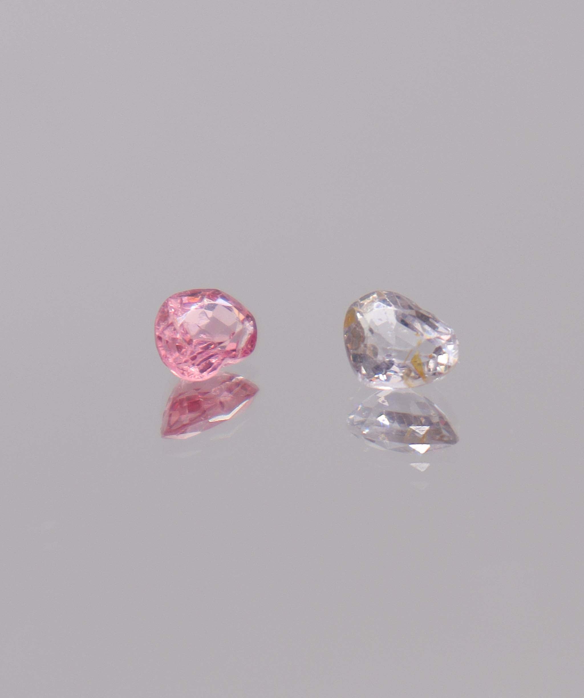 Luxury Promise 1.33ct pink-purple heart spinel DXBCD1108