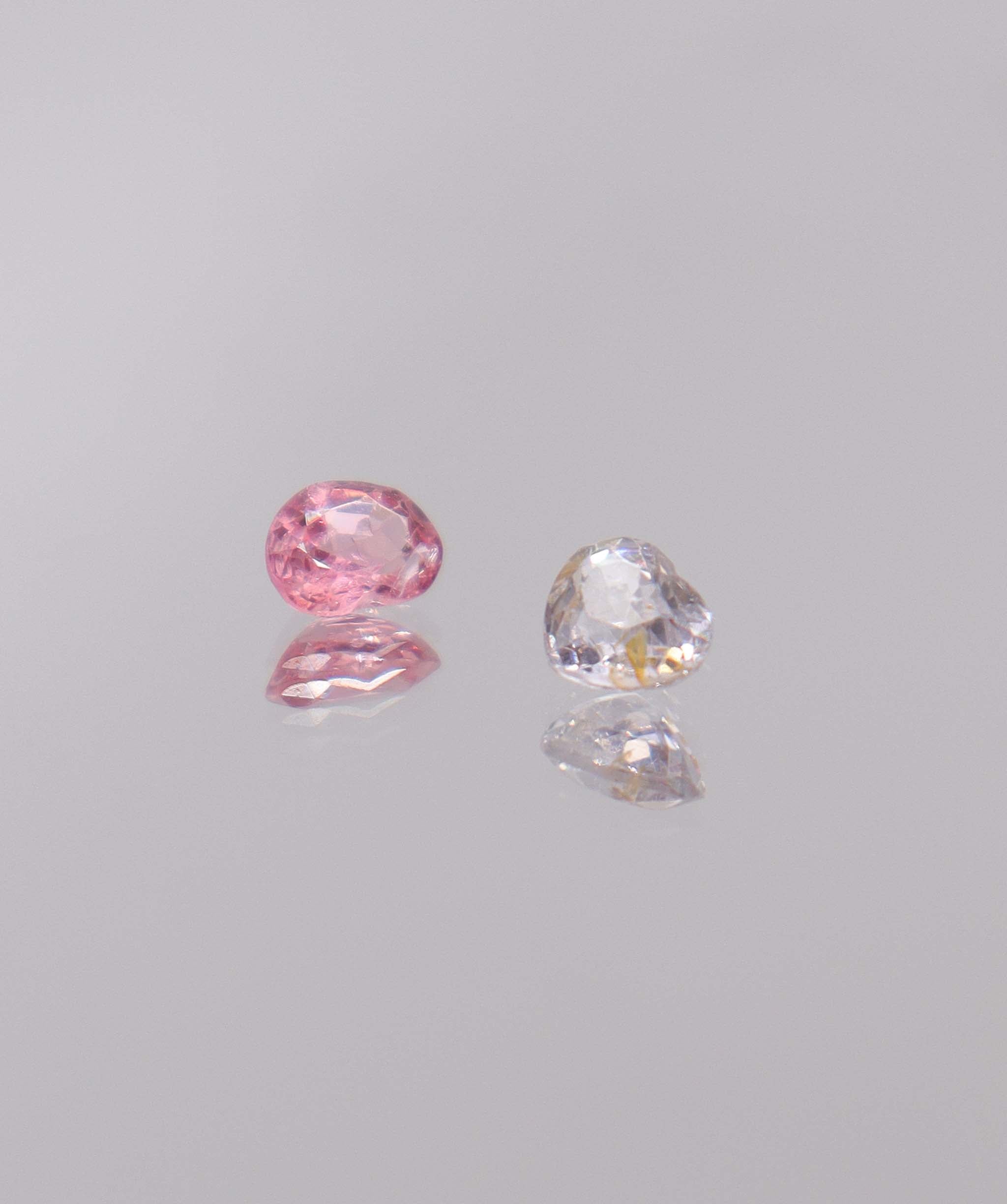 Luxury Promise 1.33ct pink-purple heart spinel DXBCD1108