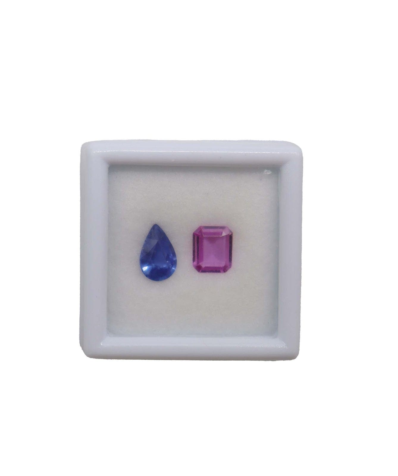 Luxury Promise 1.37CT NATURAL BLUE & PINK SAPPHIRE (PAIR) MS 18770-47
