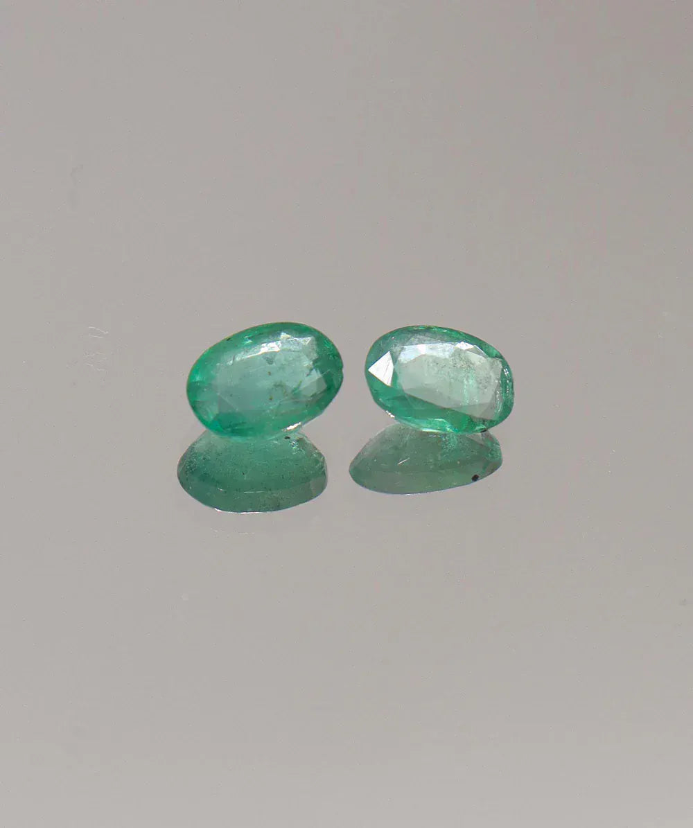 Luxury Promise 1.38ct Emerald Pair DXBCS3187