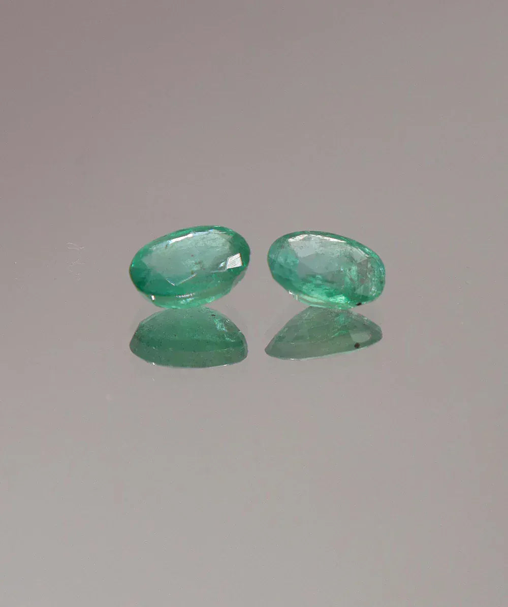 Luxury Promise 1.38ct Emerald Pair DXBCS3187