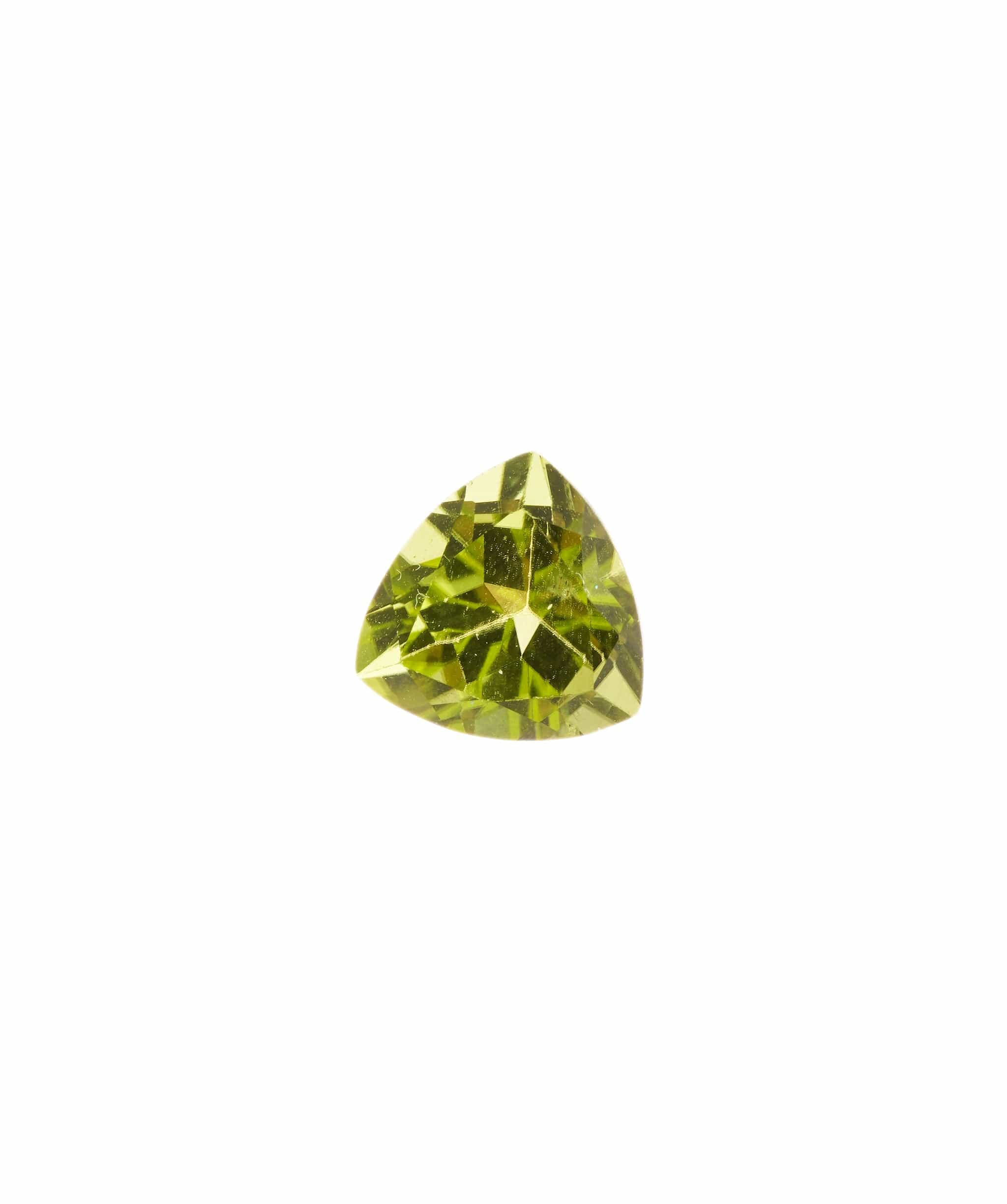 Luxury Promise 1.39 crt Peridot Trillion Cut ALC3657