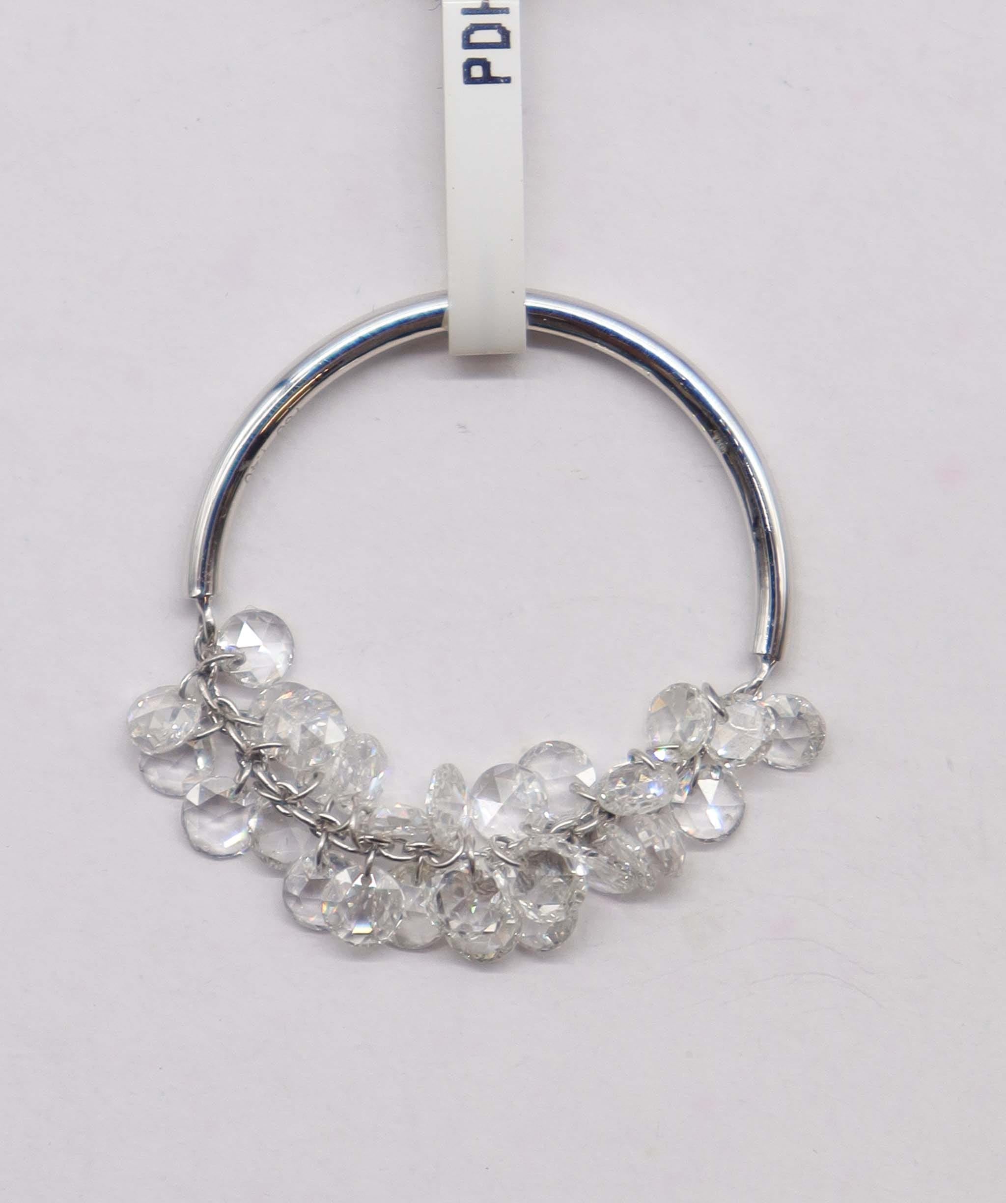 Luxury Promise 1.40ct WHITE ROSECUT RING R4435