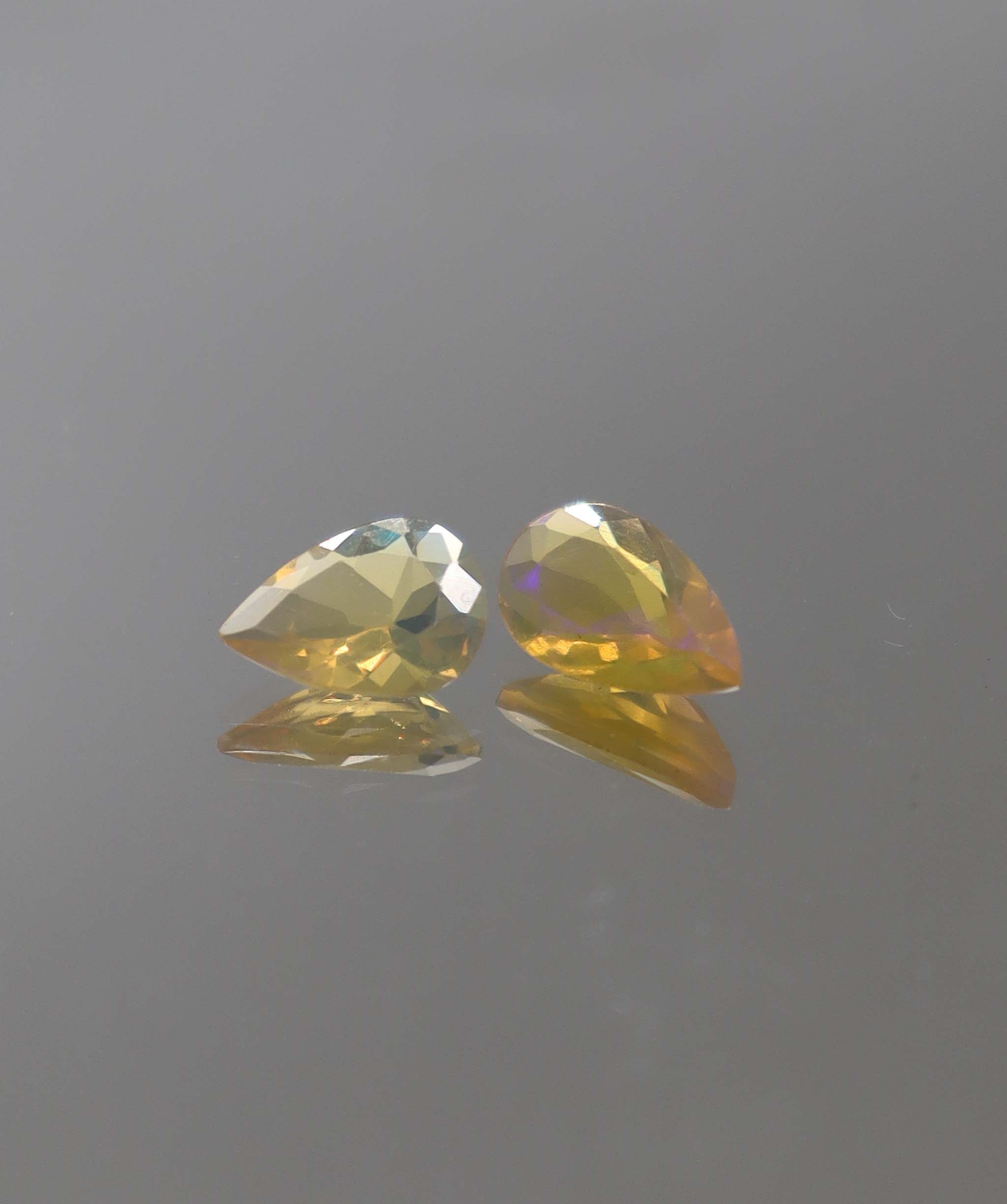 Luxury Promise 1.42ct Opal Pear pair DXBCS2302