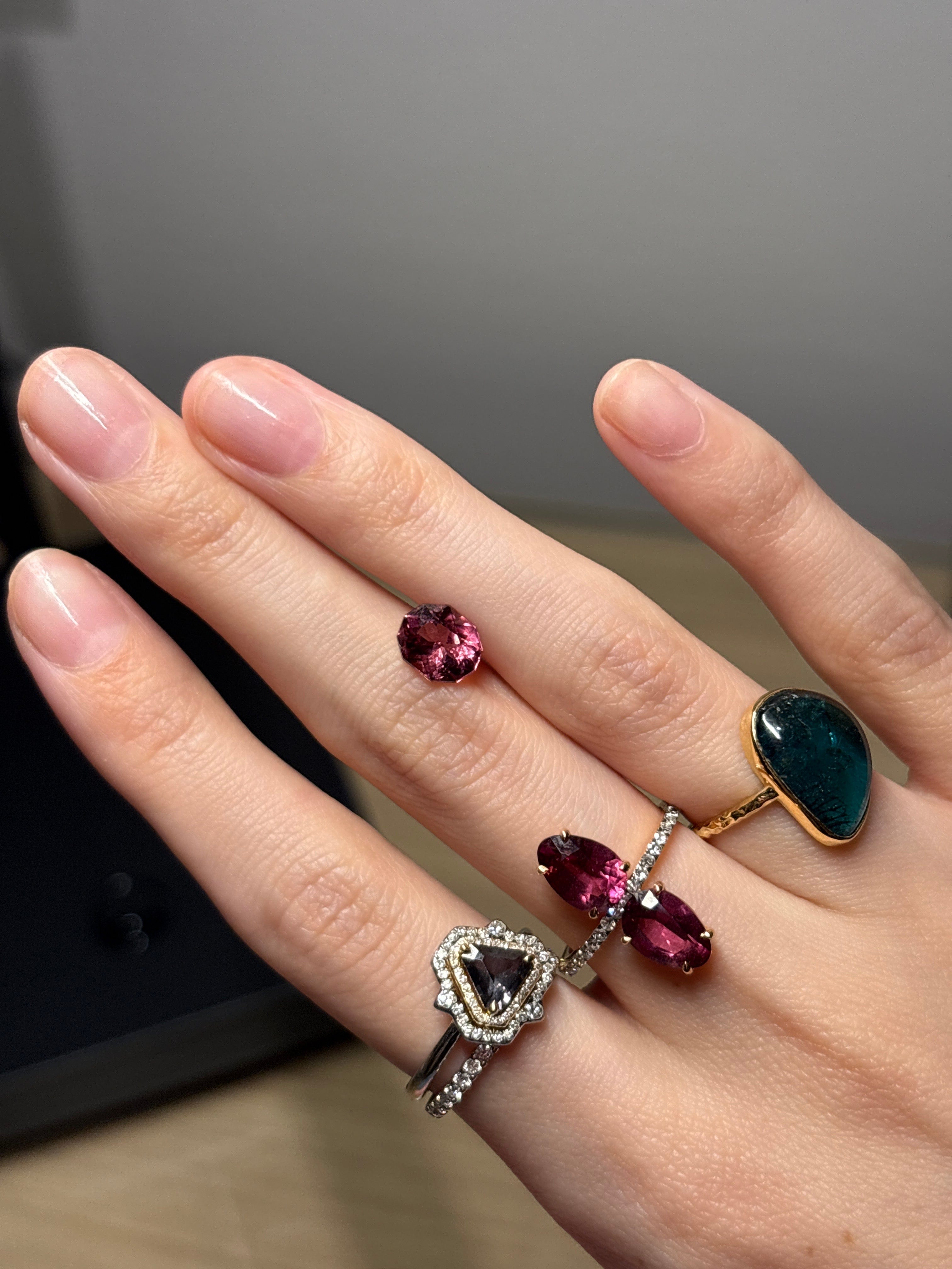 Luxury Promise 1.45ct Magenta Tourmaline Afghan DXBCS0189