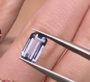 Luxury Promise 1.47ct Silver Blue Spinel Emerald DXBCS1594