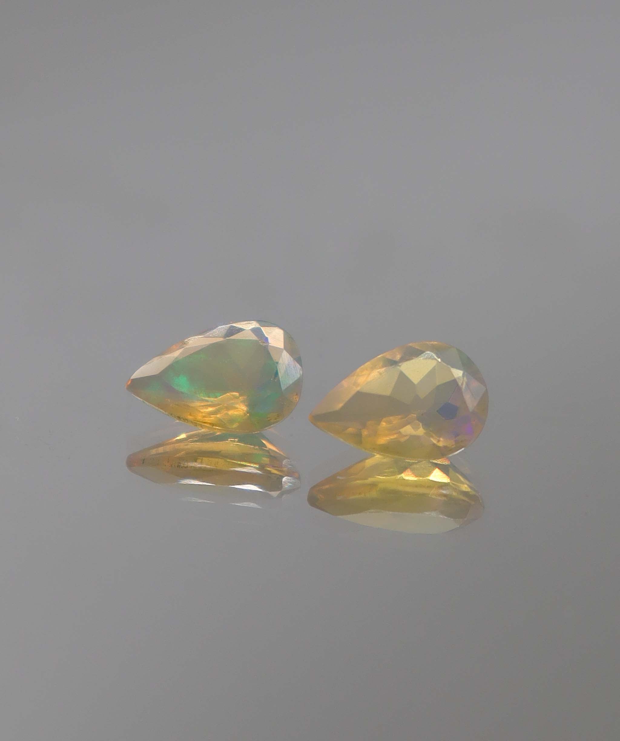 Luxury Promise 1.48ct Opal Pear pair DXBCS2304