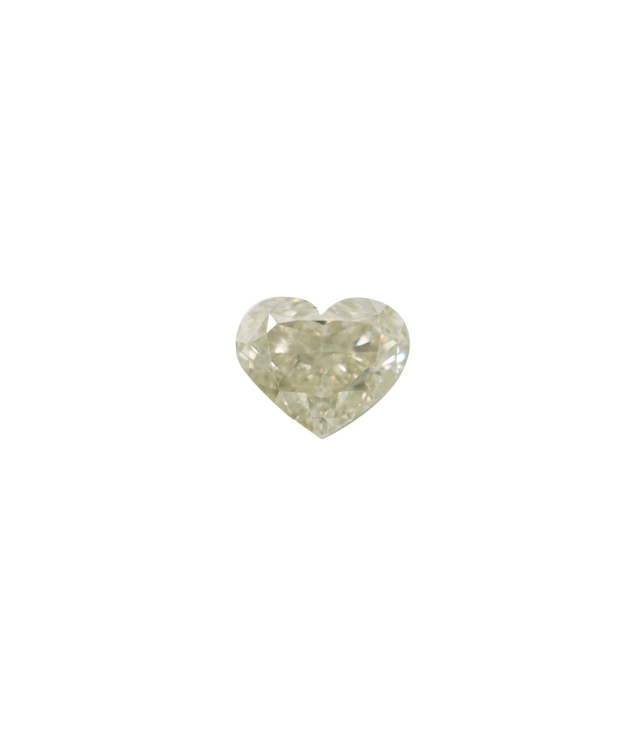 Luxury Promise 1.51ct LIGHT MINT GREEN HEART DIAMOND DBXN0534