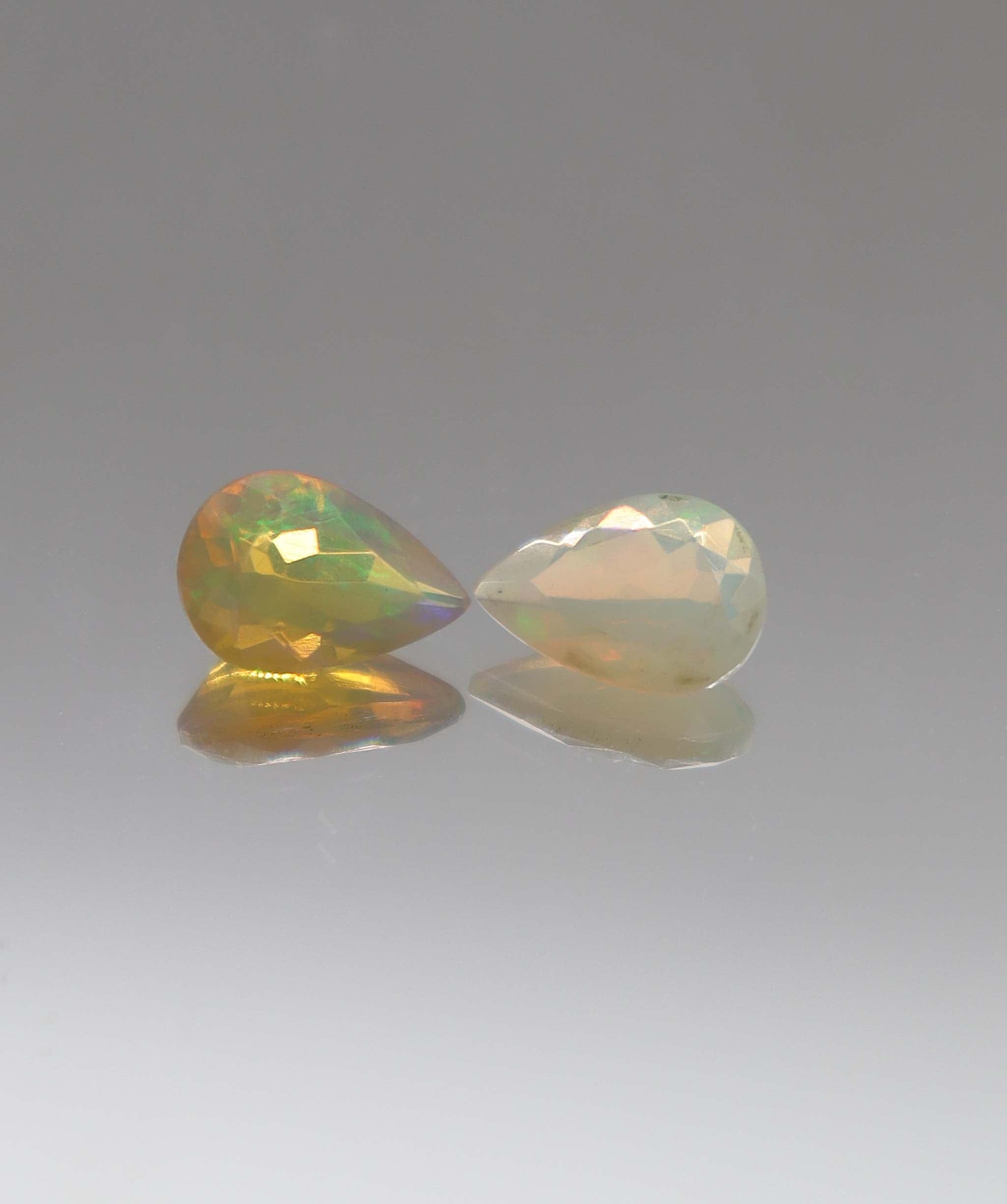 Luxury Promise 1.53ct Opal Pear pair DXBCS2305